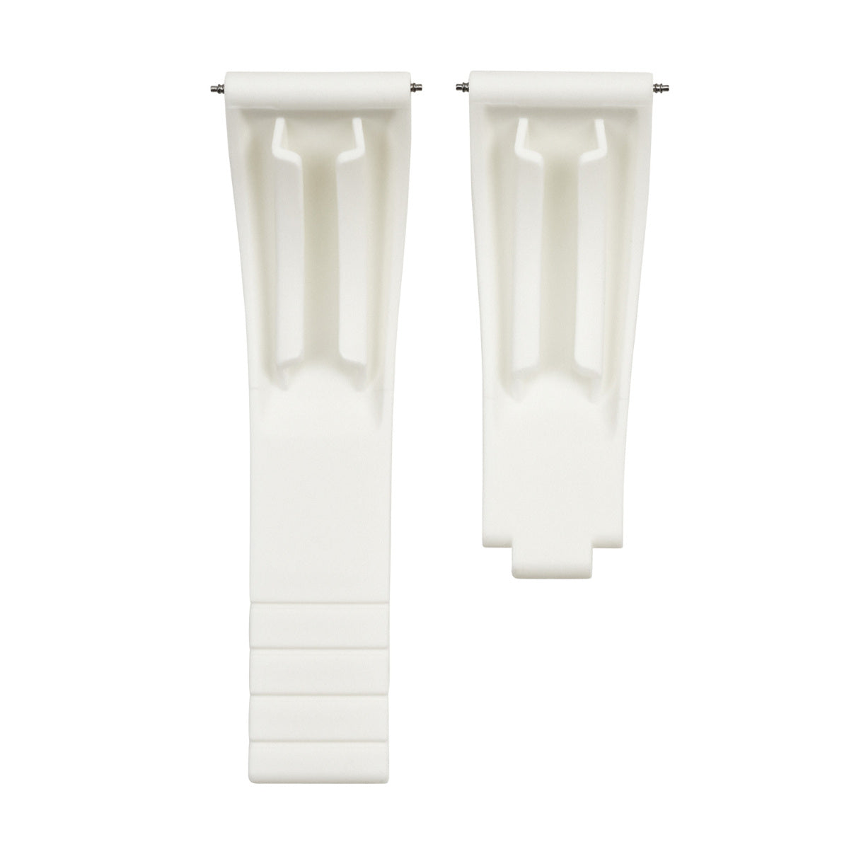 22MM SRUBBER WATCH BAND STRAP FOR ROLEX SKYDWELLER, DEEP SEA, DWELLER 43 WHITE