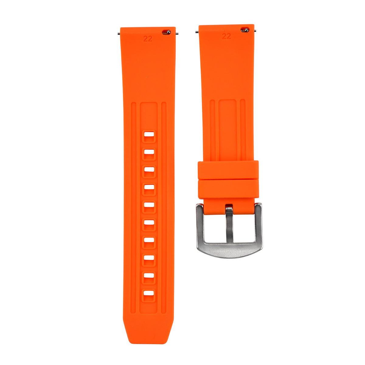 22MM RUBBER STRAP WATCH BAND FOR CITIZEN PROMASTER BJ2169-08E BJ2169-88E ORANGE