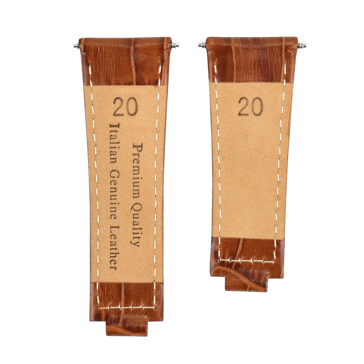 20MM LEATHER WATCH STRAP FOR ROLEX DAYTONA 16518 116520 116523 SHORT MEDIUM LONG