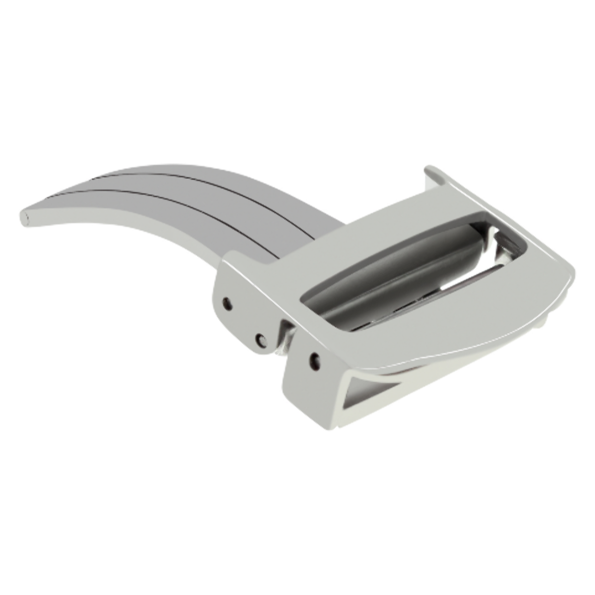 18MM CLASP BUCKLE FOR LEATHER WATCH BAND STRAP FOR 35MM CARTIER TANK SHINY