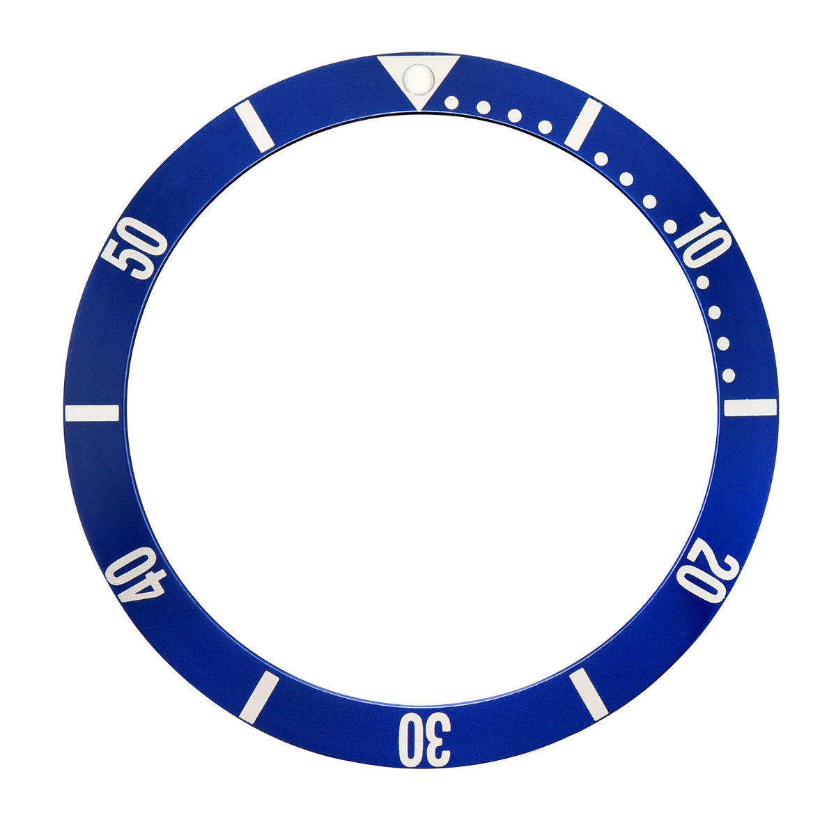REPLACEMENT BEZEL INSERT BLUE FOR WATCH 34.70MM X 28.40MM