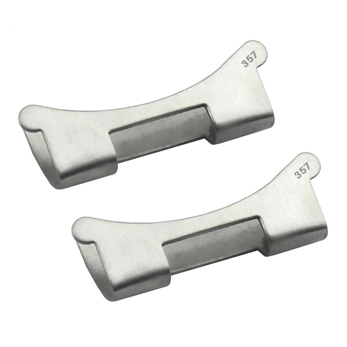 2 END PIECE FOR 19MM ROLEX OYSTER 7835 BAND 357 1501 6694 7.5MM PERFECT FIT CASE