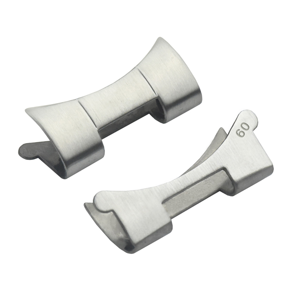 2 END PIECE LINK FOR ROLEX OYSTER VINTAGE 7205 19MM BAND FIT 60 Ref:1501 6694