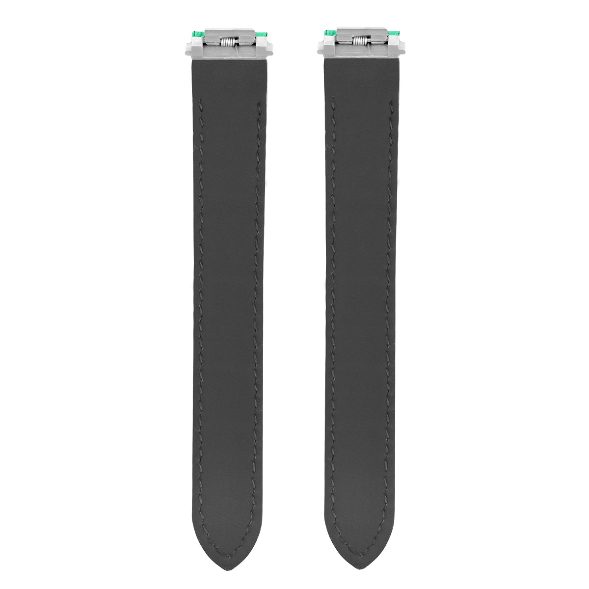 15MM LEATHER WATCH STRAP BAND FOR LADY CARTIER ROADSTER 2675 2723 QUICK RE GREEN