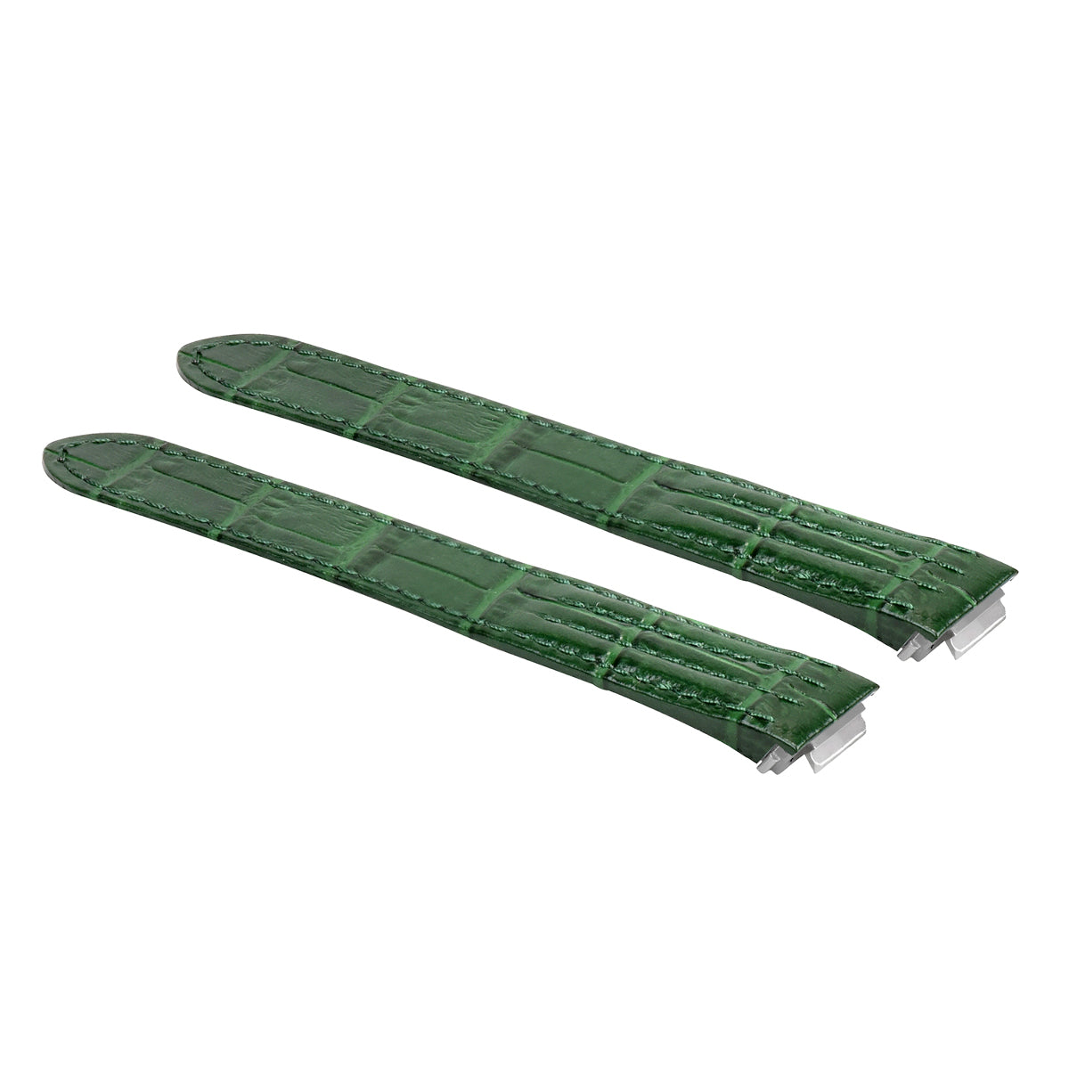 15MM LEATHER WATCH STRAP BAND FOR LADY CARTIER ROADSTER 2675 2723 QUICK RE GREEN
