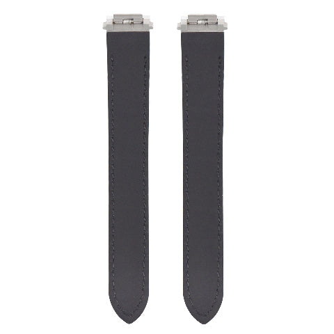 15MM Leather Watch Strap Band for Lady Cartier Roadster 2675 2723 Quick Re White, front view