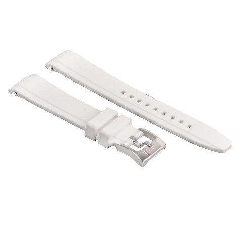 20/21/22MM UNIVERSAL CURVED END SILICONE RUBBER WATCH BAND STRAP WITH CLASP
