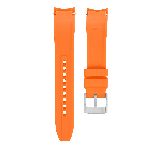 20/21/22MM UNIVERSAL CURVED END SILICONE RUBBER WATCH BAND STRAP WITH CLASP