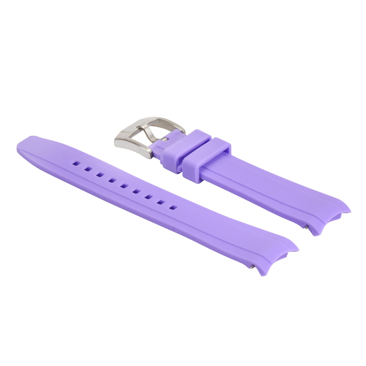 21MM RUBBER WATCH BAND STRAP FOR ROLEX DATEJUST 41, DAY DATE 2, DEEP SEA PURPLE