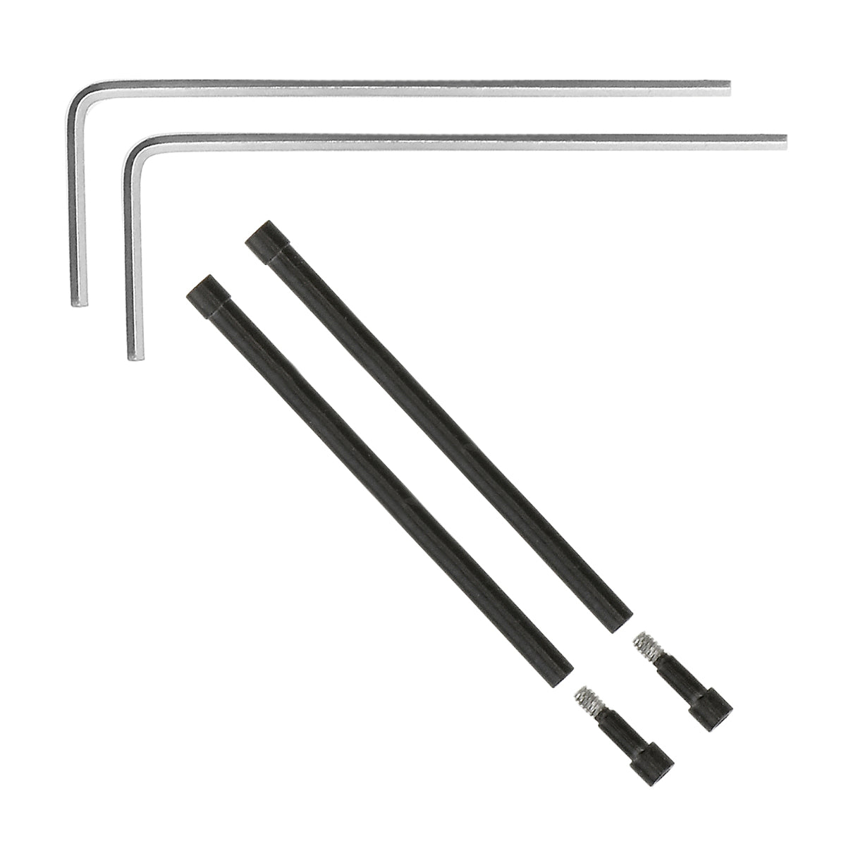 30MM SCREW TUBE BAR EAR ROD LINK FOR BLANCPAIN FIFTY FATHOMS LUGS + TOOLS BLACK