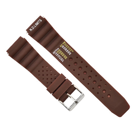 20-22MM ND LIMIT WATCH BANDSTRAP EXTREMA SPORT RUBBER DIVER FOR CITIZEN/SEIKO