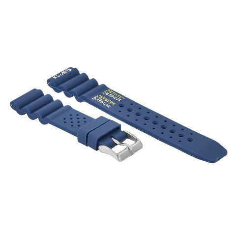 22MM N.D. LIMITS WATCH STRAP EXTREMA SPORT RUBBER DIVER FOR CITIZEN SEIKO D/BLUE