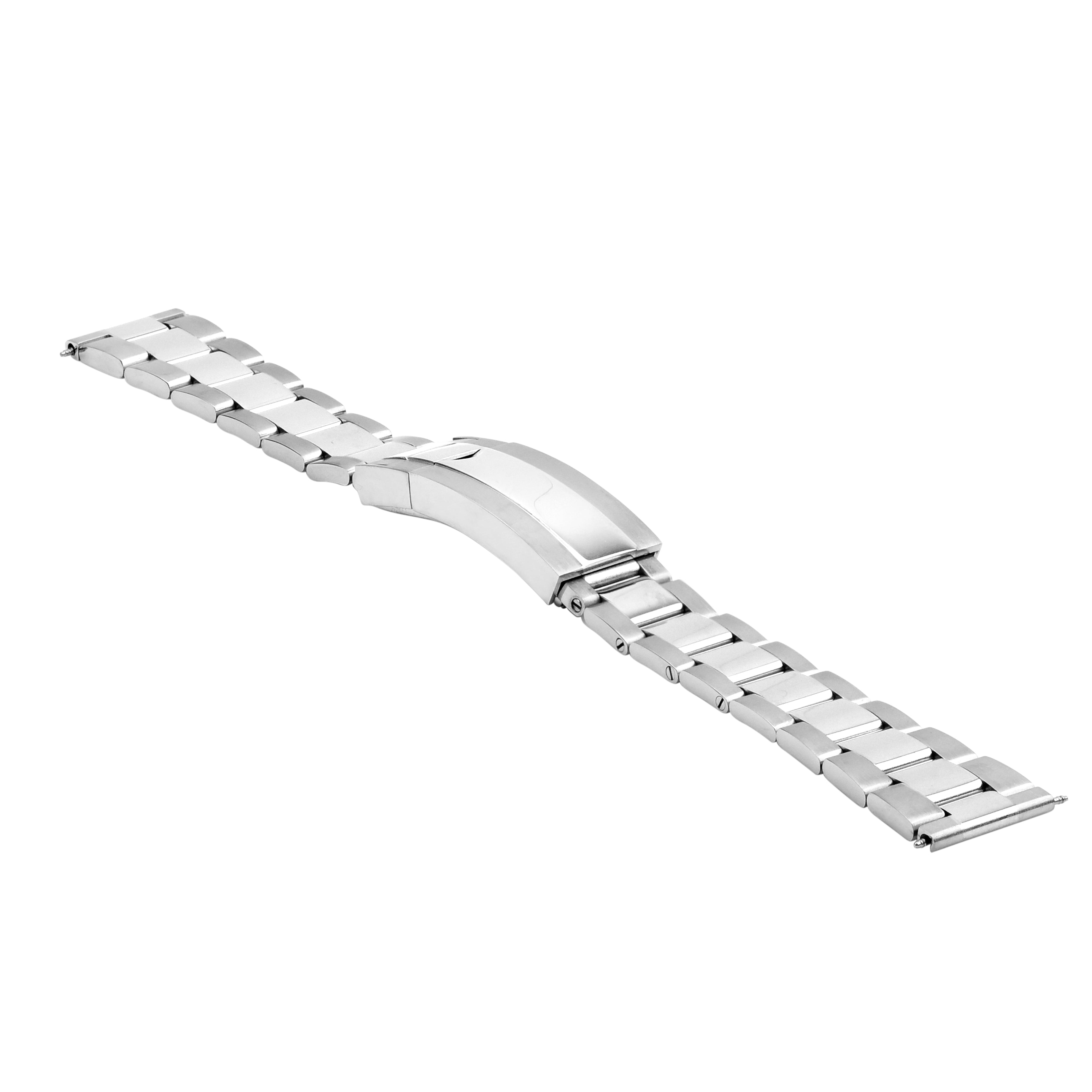 20MM SOLID OYSTER BAND FOR INVICTA PRO DIVER 9937OB WATCH GLIDE LOCK S/END SHINY