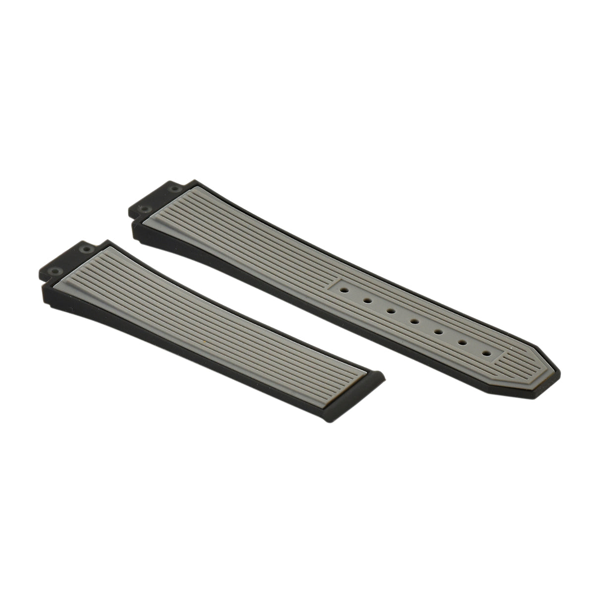 27MM/17MM RUBBER WATCH STRAP BAND FOR HUBLOT BIG BANG SPORT MODEL GRAY