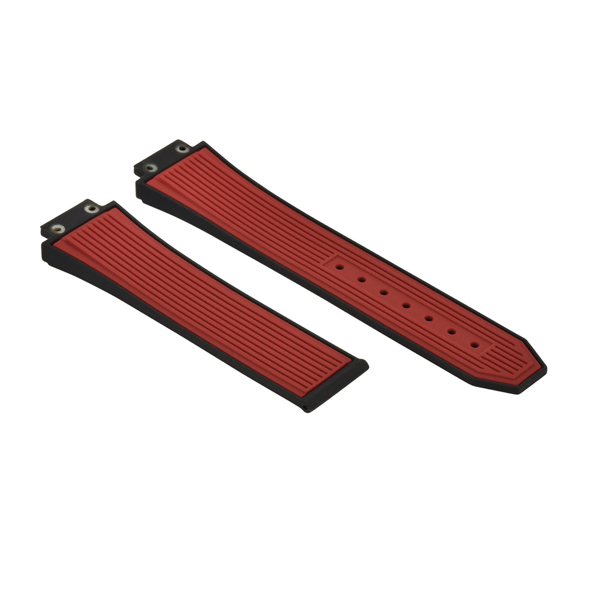 27MM/17MM RUBBER WATCH STRAP BAND FOR HUBLOT BIG BANG SPORT MODEL RED