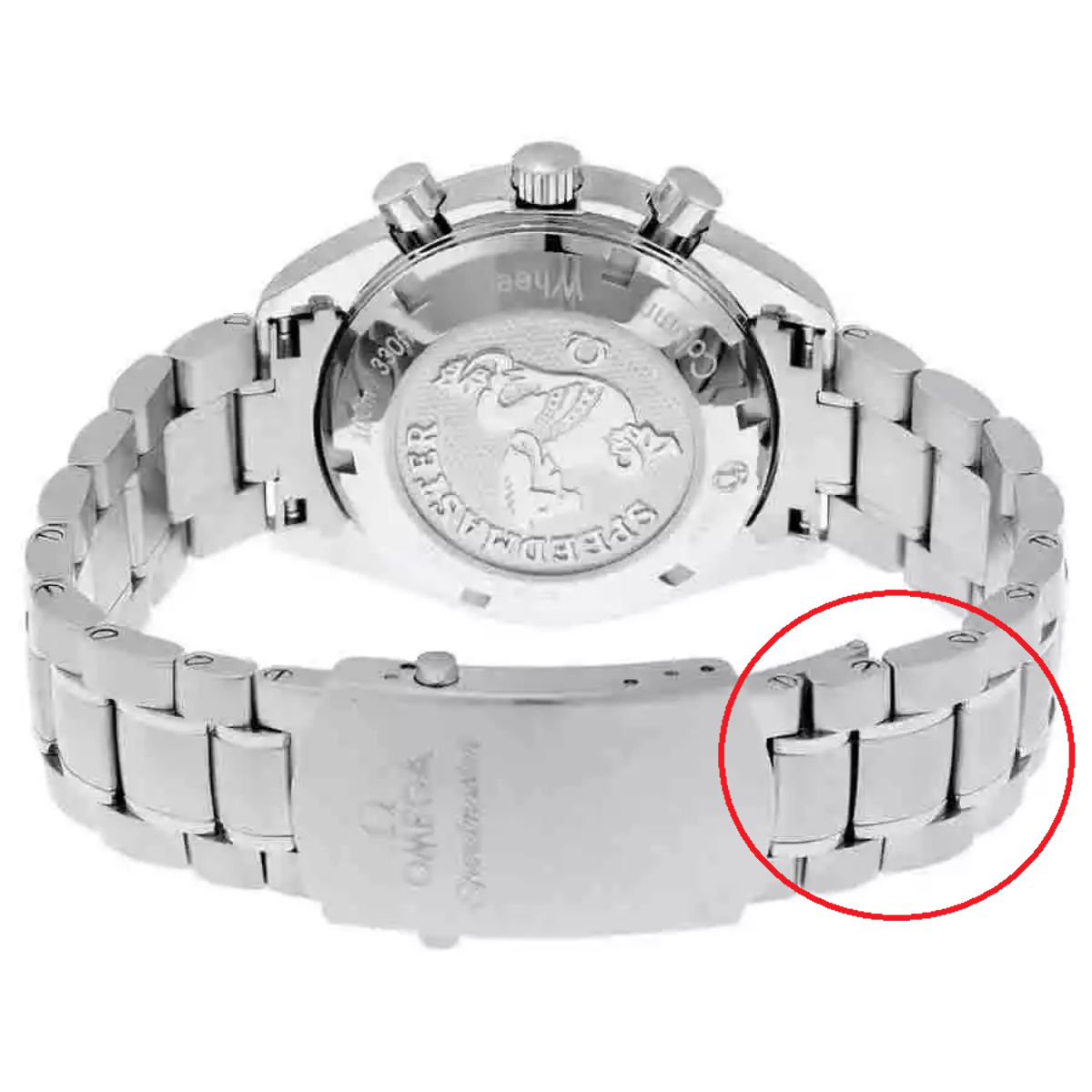 WATCH BAND SCREW & PIN FOR OMEGA TERRA SEAMASTER LINK FOR STZ006277 STZ006278