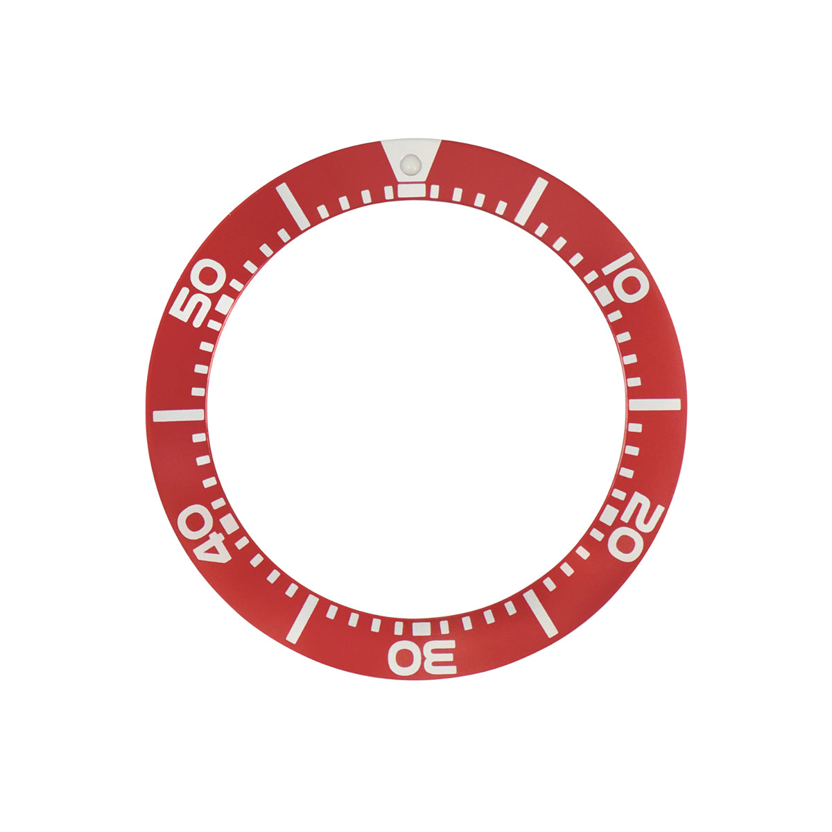 REPLACEMENT ALUMINUM BEZEL INSERT RED FOR WATCH 41MM X 31.50MM