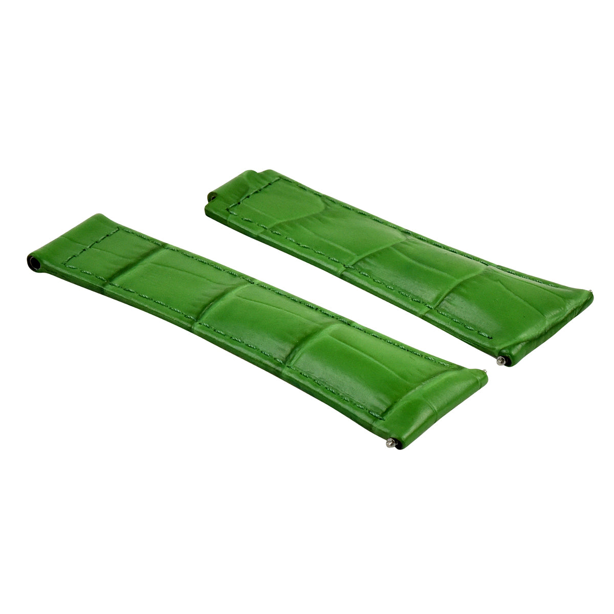 20MM LEATHER WATCH BAND STRAP FOR ROLEX DAYTONA 16518 116520 11652 GREEN