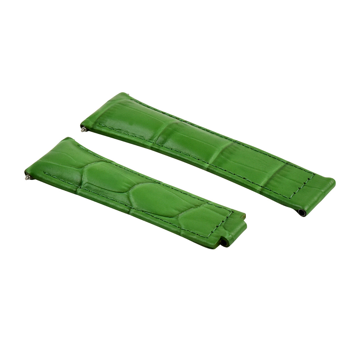 20MM LEATHER WATCH BAND STRAP FOR ROLEX DAYTONA 16518 116520 11652 GREEN