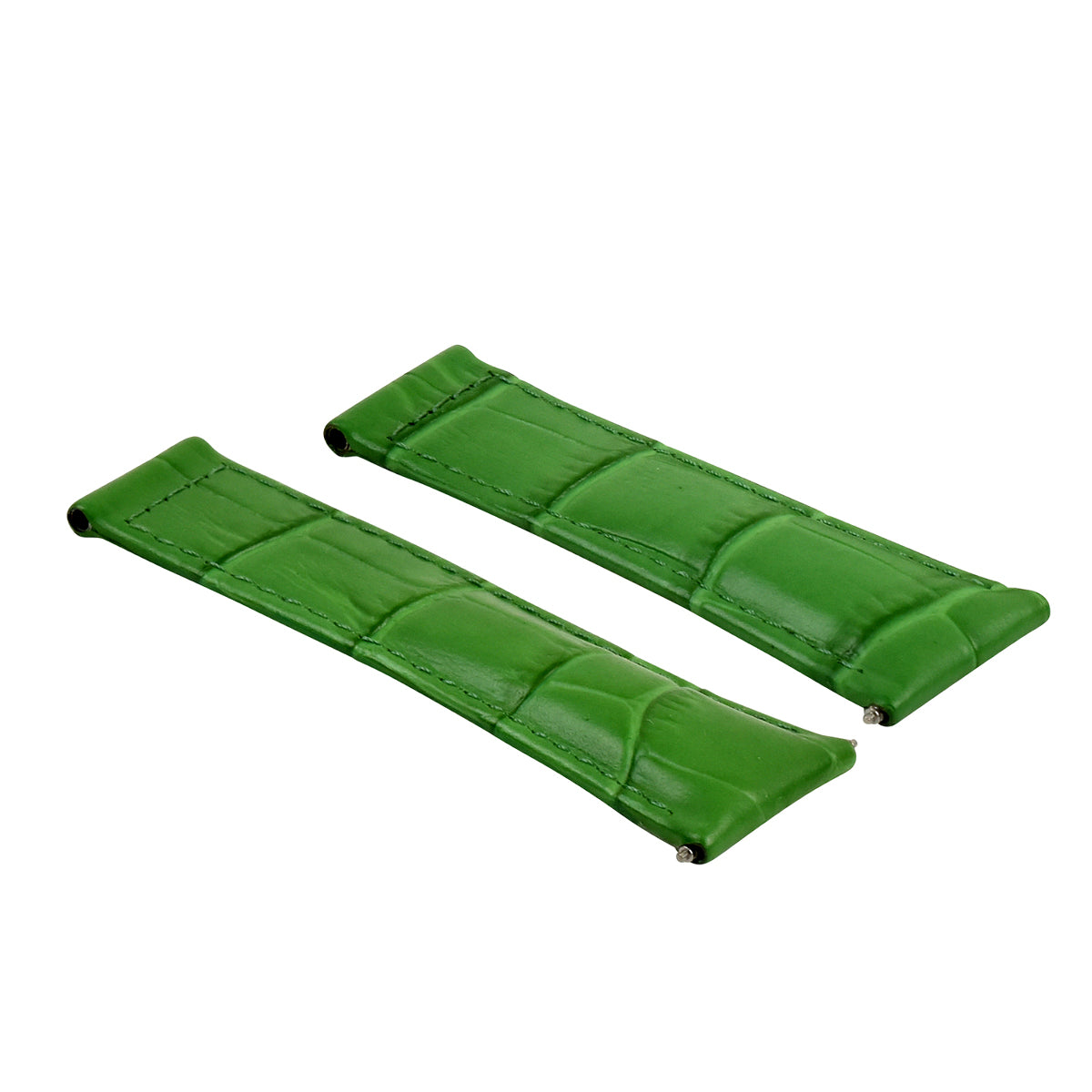 LEATHER STRAP BAND FOR ROLEX DAYTONA WATCH 16518 16523 116519 116520 GREEN REGUL