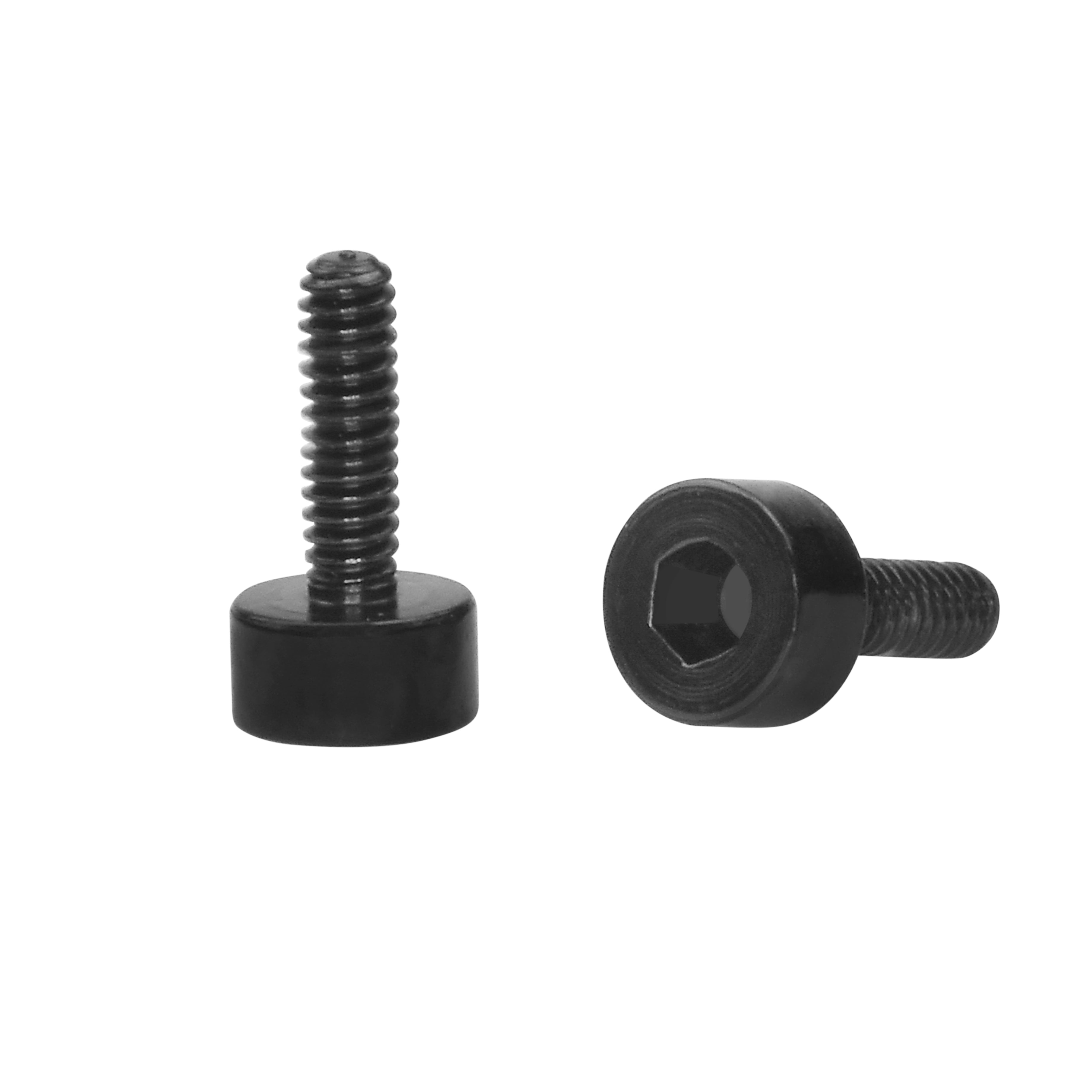 2 PCS SCREW FOR BELL & ROSS BR-01 -BR-03 RUBBER WATCH STRAP BAND BLACK PVD