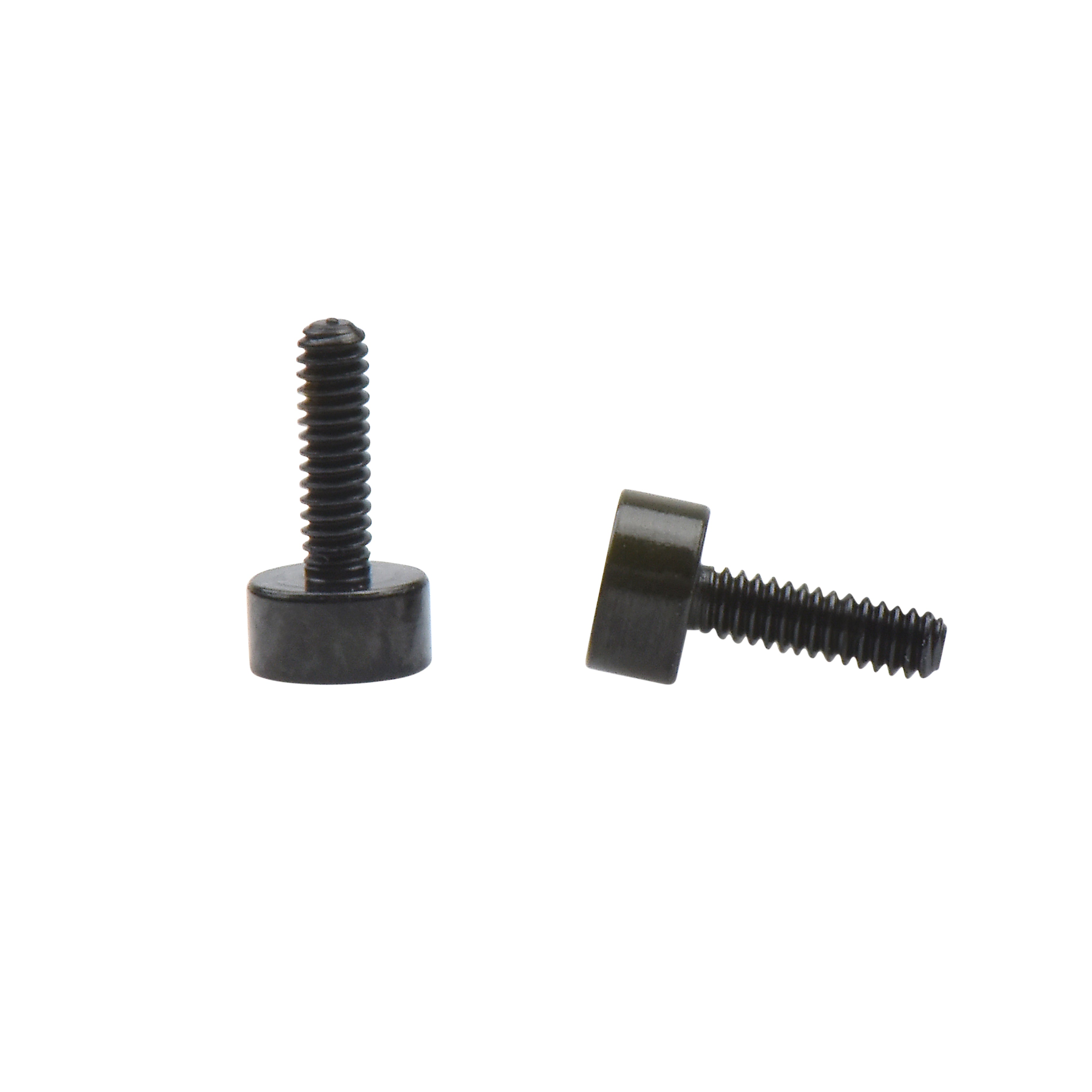 2 PCS SCREW FOR BELL & ROSS BR-01 -BR-03 RUBBER WATCH STRAP BAND BLACK PVD