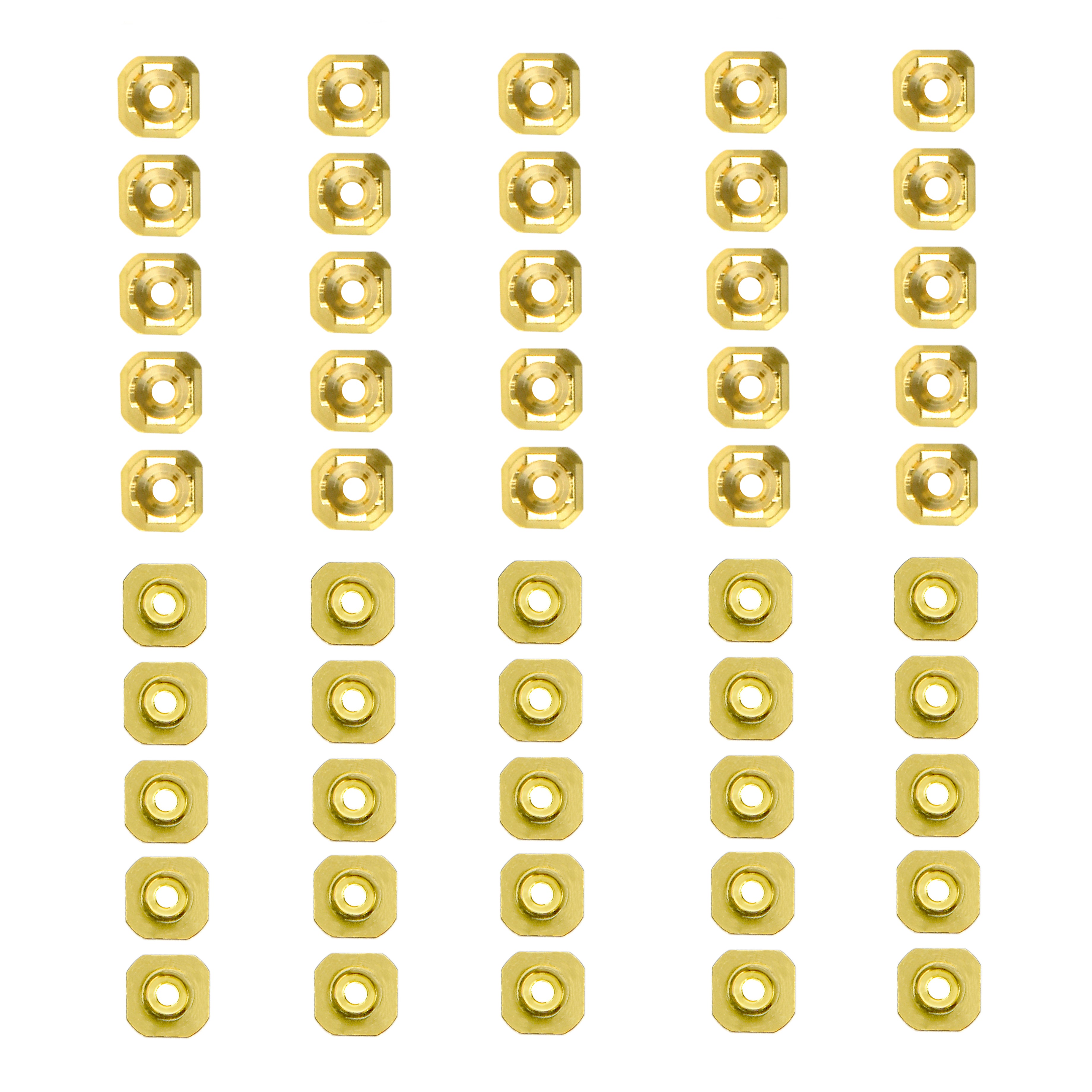 50 PCS WATCH DIALS SETTING DIAMOND FOR ROLEX MENS WATCH FACE GOLD