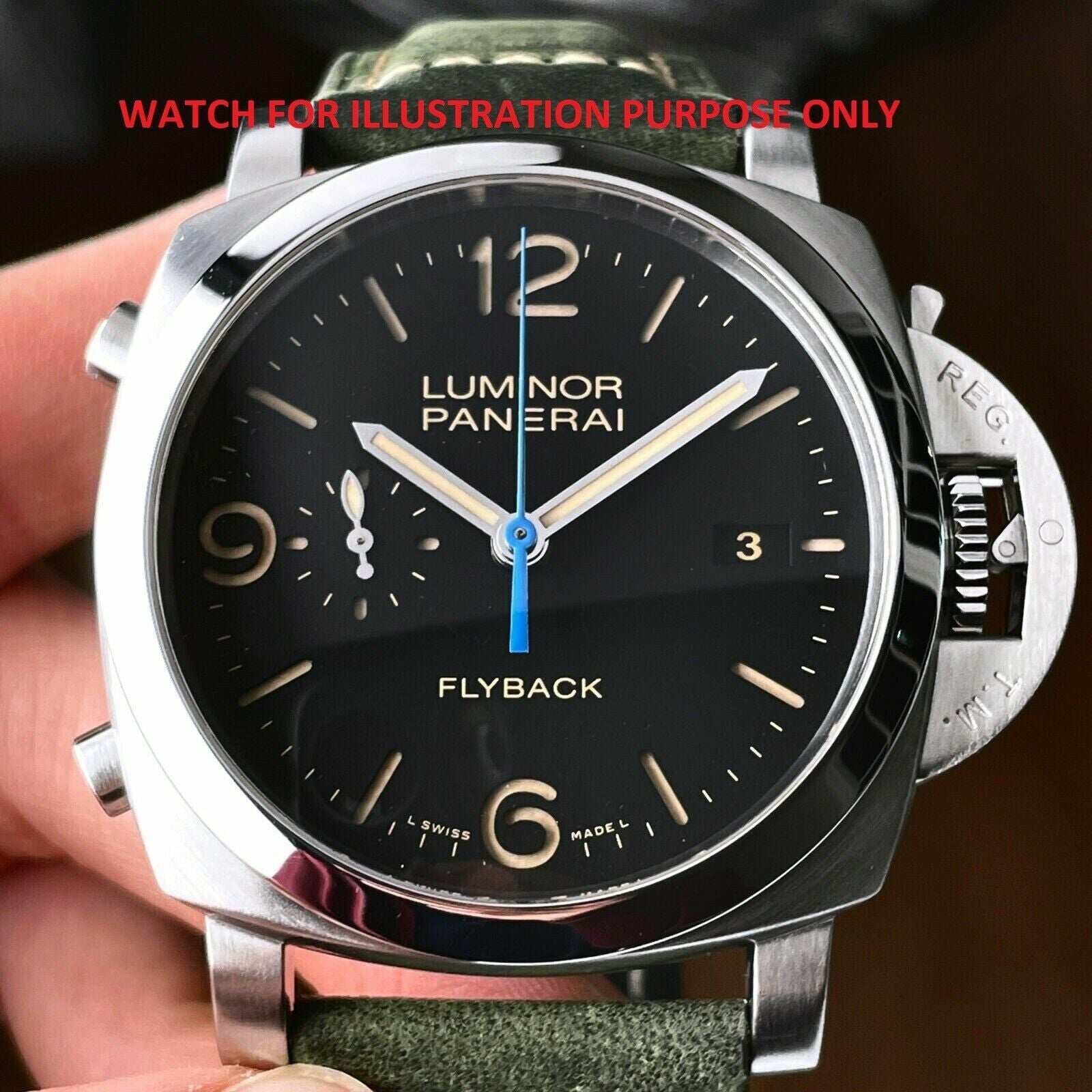 CROWN BRIDGE GUARD FOR PANERAI PAM 312 LUMINOR MARINA 44MM-47MM GMT 1950 OP 6900