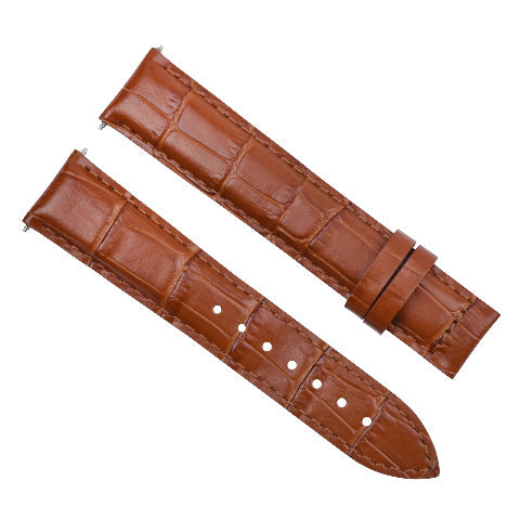 20MM LEATHER BAND WATCH STRAP FOR 41MM OMEGA SEAMASTER PLANET OCEAN 2201.50 TAN