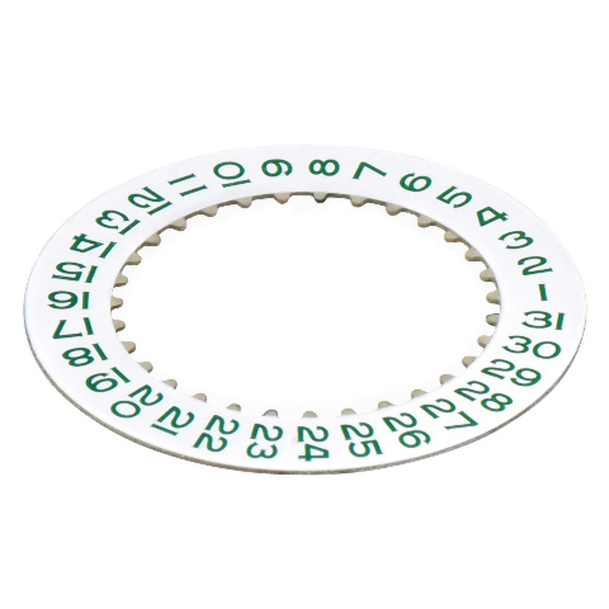 CALENDAR DATE DISC FOR ROLEX GMT MASTER II 116718LN 50th ANNIVERSARY GREEN WHITE