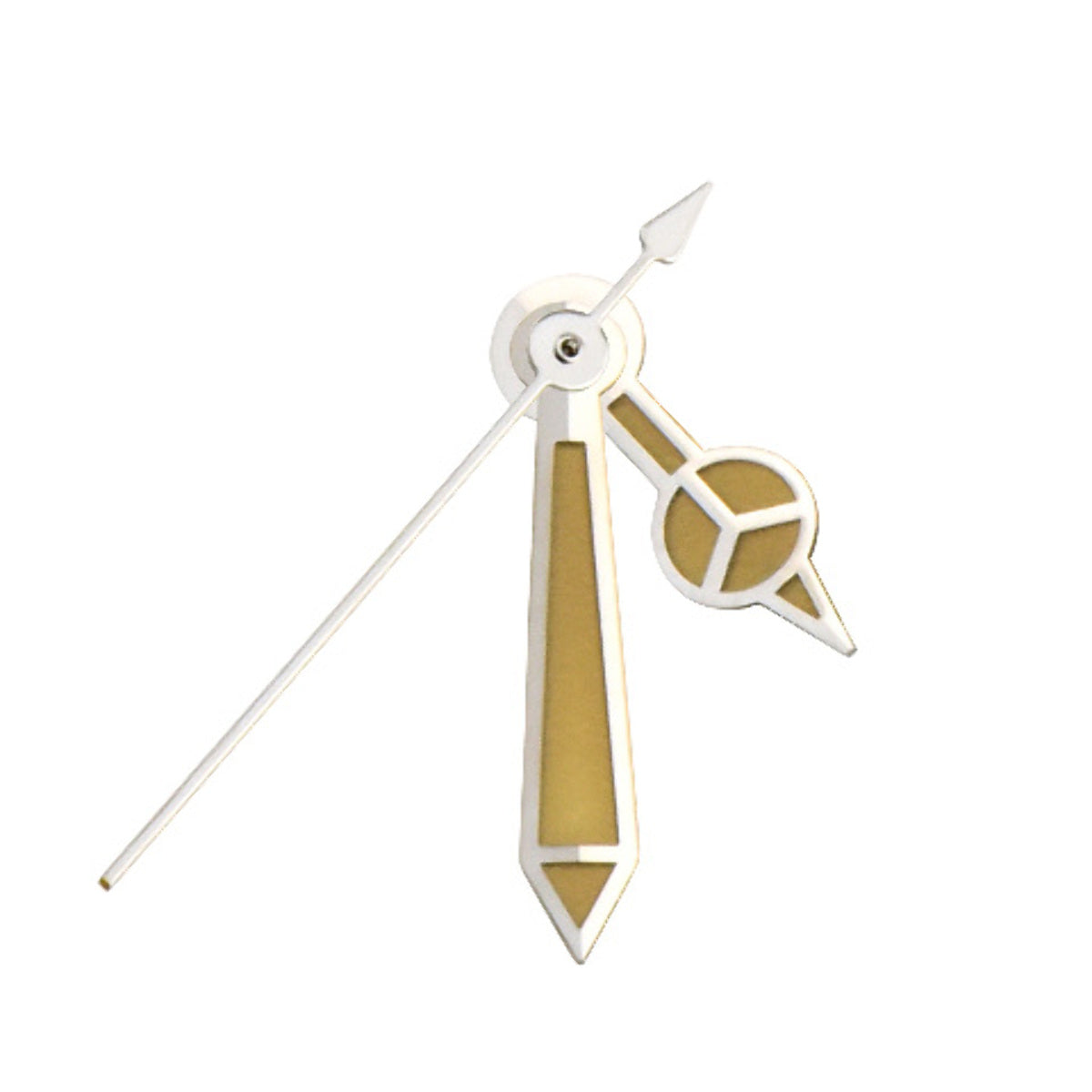 WATCH HANDS FOR SEIKO MOVEMENT MIYOTA 8205/8215,DG2813 ,602 YELLOW LUME SILVER