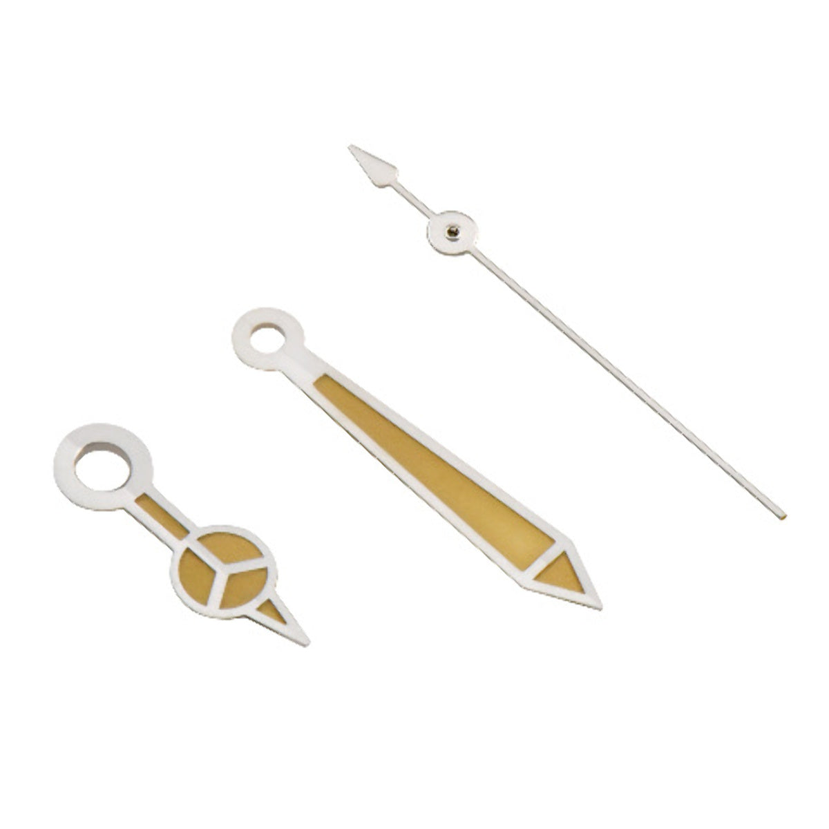 WATCH HANDS FOR SEIKO MOVEMENT MIYOTA 8205/8215,DG2813 ,602 YELLOW LUME SILVER