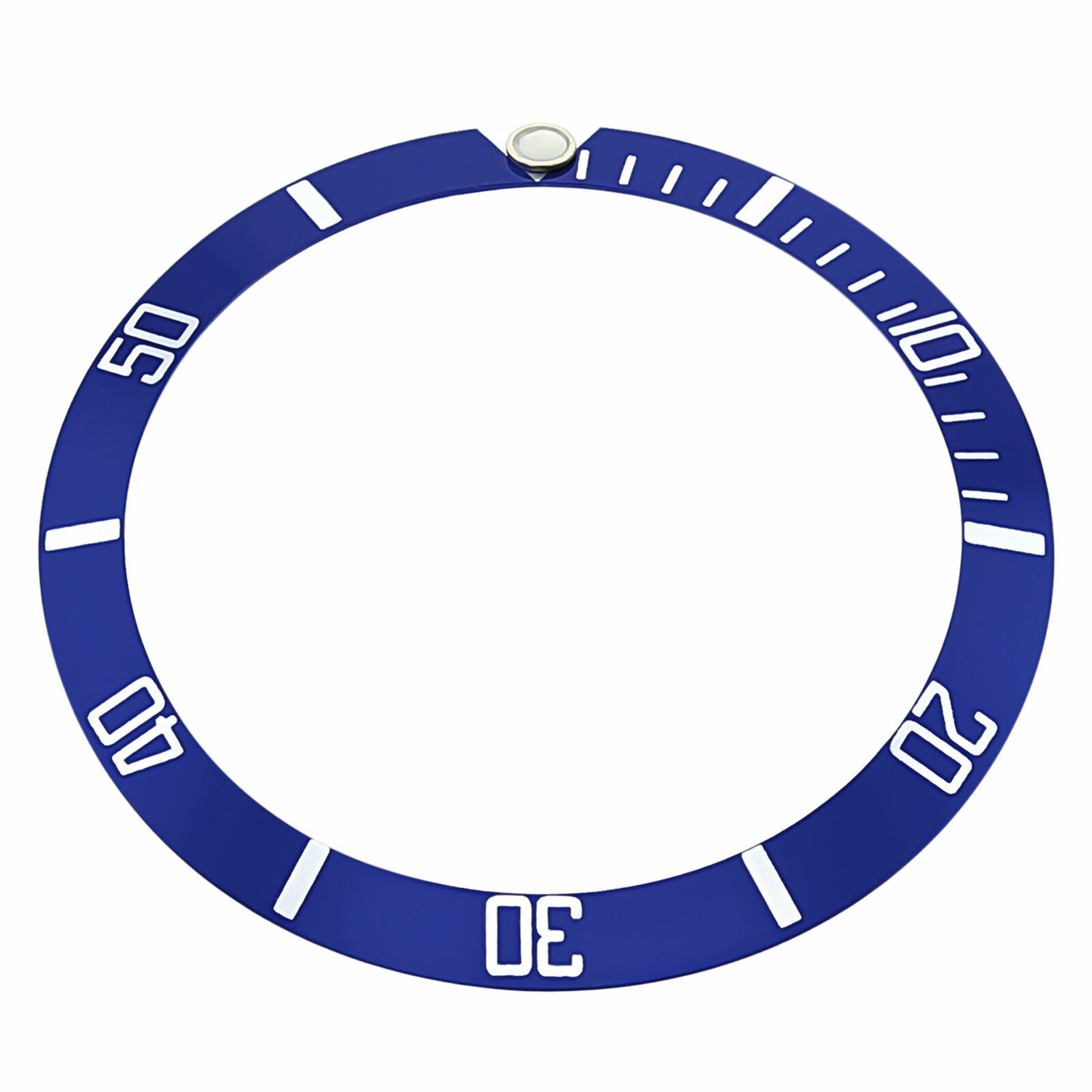 REPLACEMENT BEZEL INSERT BLUE FOR WATCH 34.90MM X 28.60MM