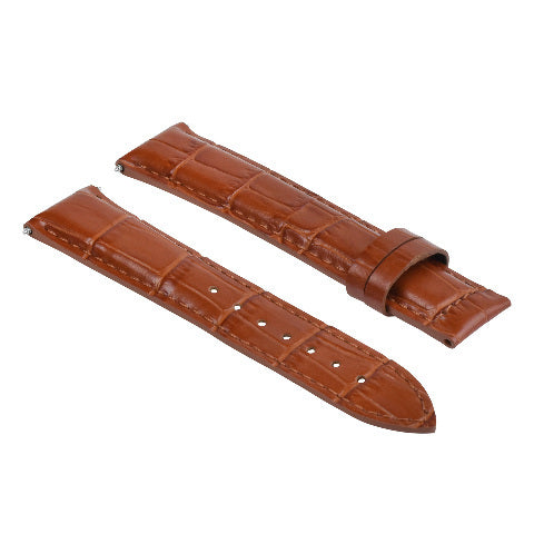 20MM LEATHER BAND STRAP FOR MAURICE LACROIX TAN/LIGHT BROWN TOP QUALITY
