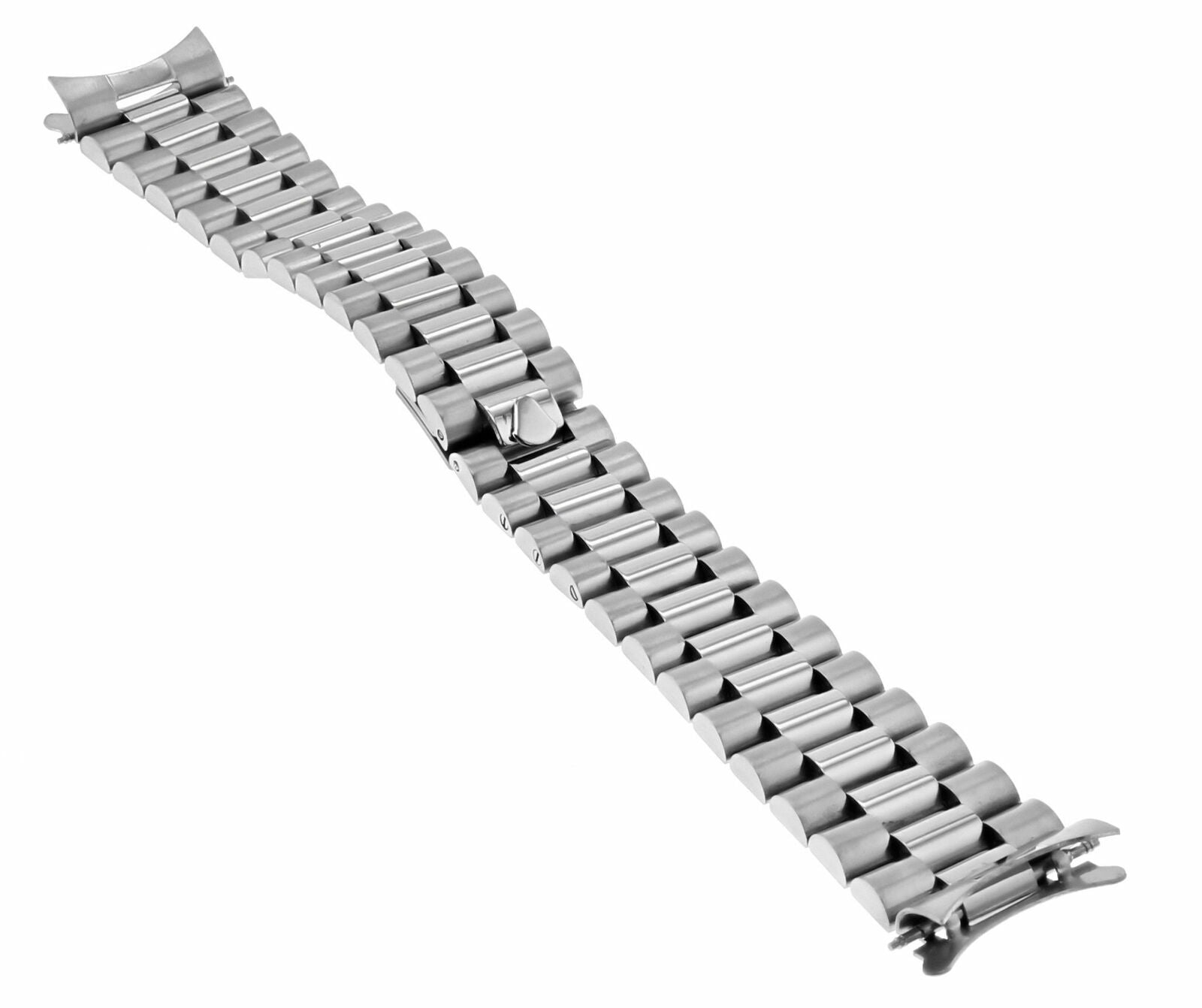 PRESIDENT WATCH BAND SOLID BRACELET FOR SEIKO SJW040 V743-8B39 CASE GOLD GP
