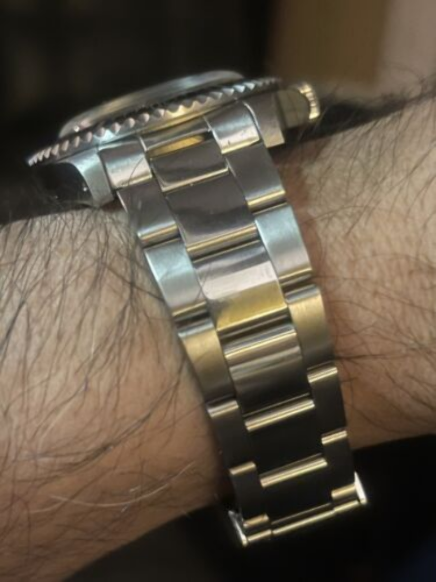 20MM OYSTER WATCH BAND FOR ROLEX DATEJUST,SUBMARINER,GMT,EXPLORER GLIDE LOCK