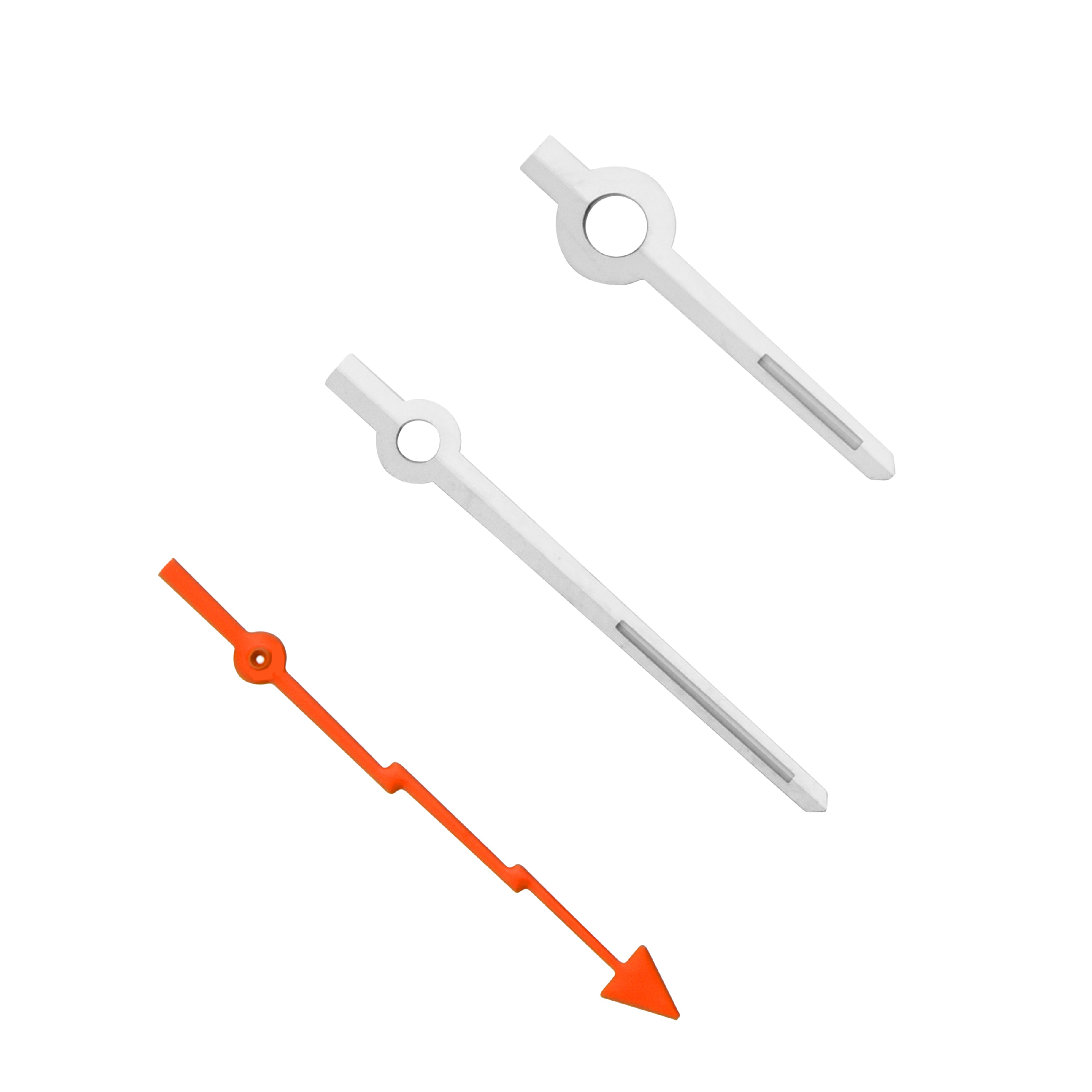 WATCH HAND FOR ROLEX MILGUASS 116400 116400GV 3131 LUMINOVA SILVER