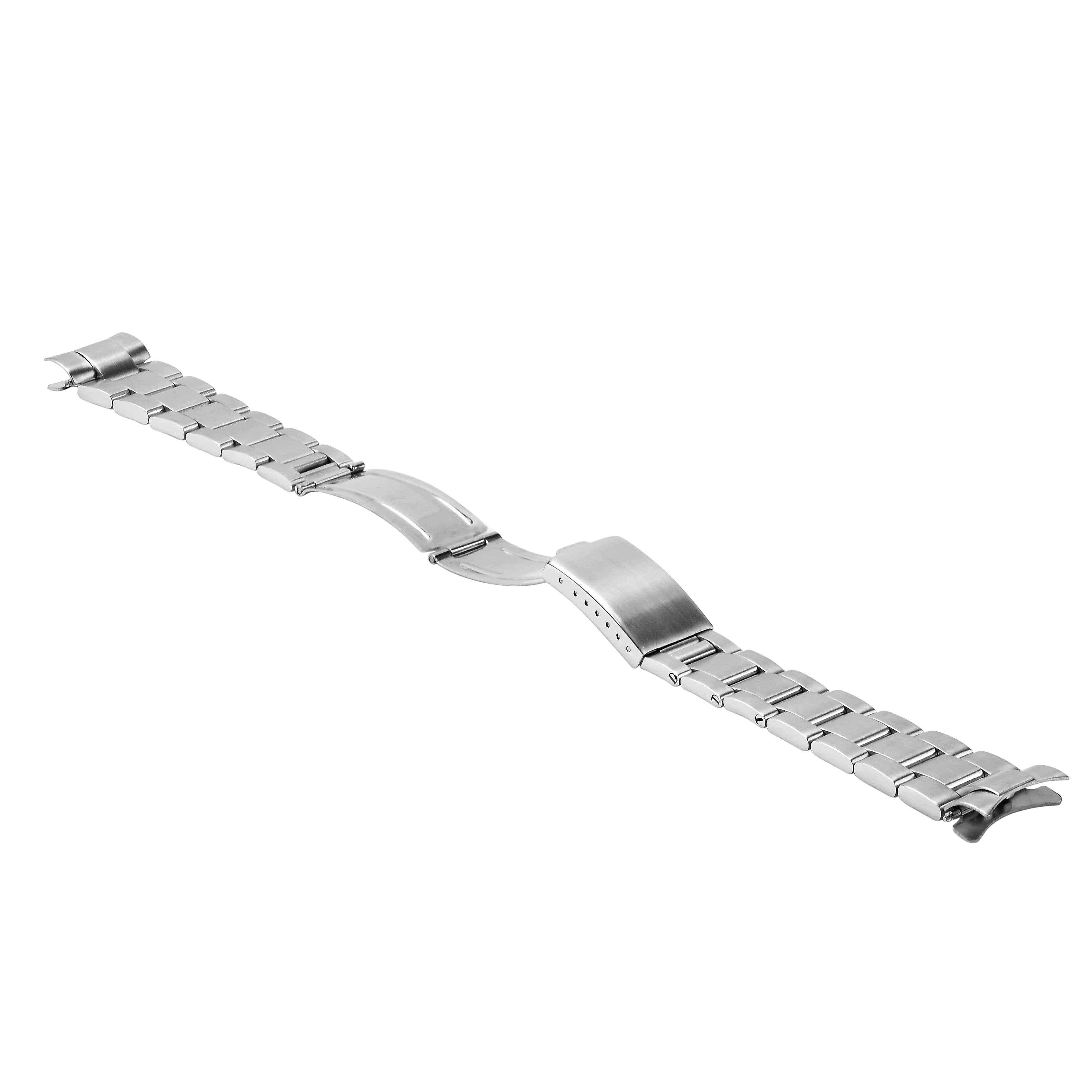 OYSTER WATCH BAND STAINLESS STEEL BRACELET FOR MENS ROLEX 20MM SOLID END NEW STY