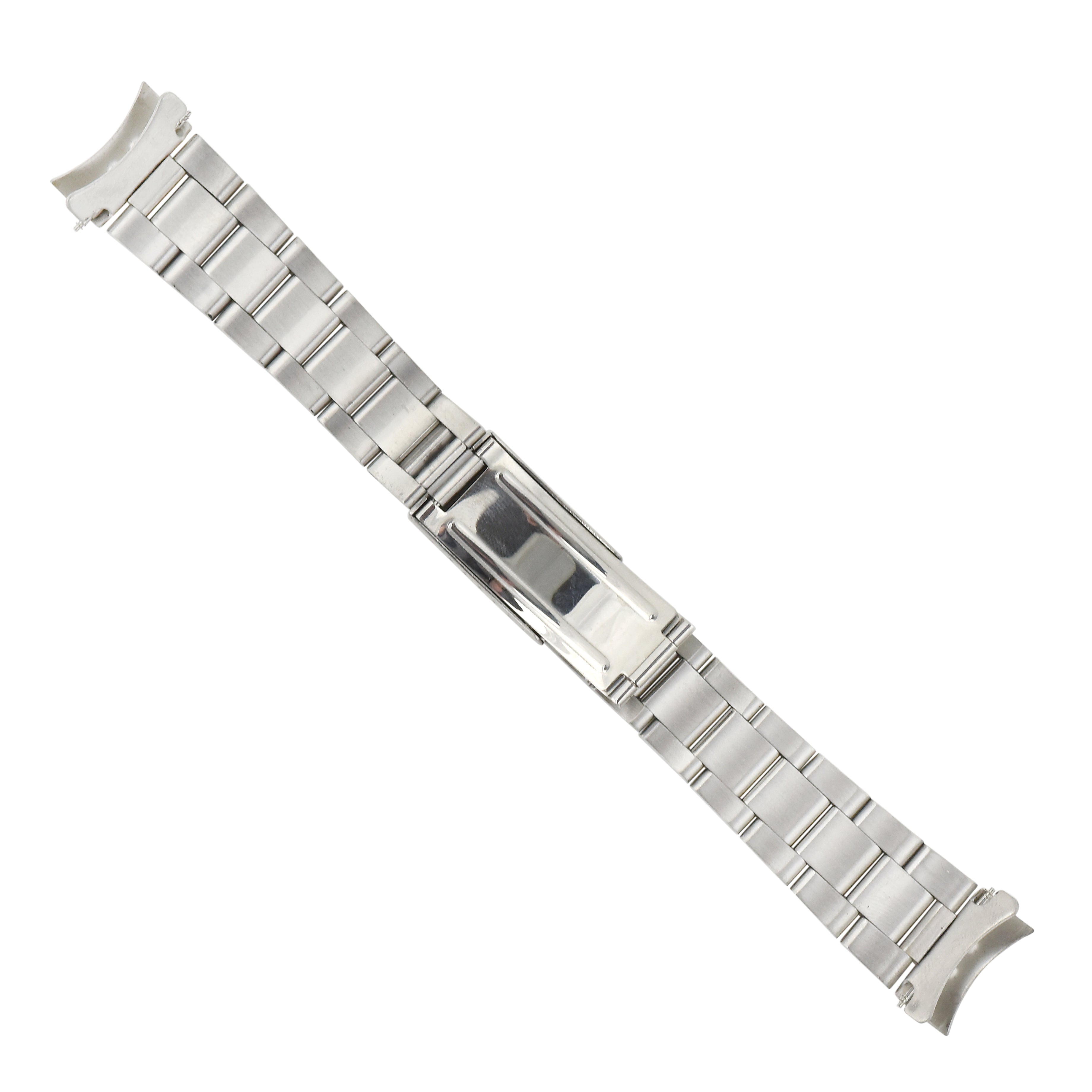 OYSTER WATCH BAND STAINLESS STEEL BRACELET FOR MENS ROLEX 20MM SOLID END NEW STY
