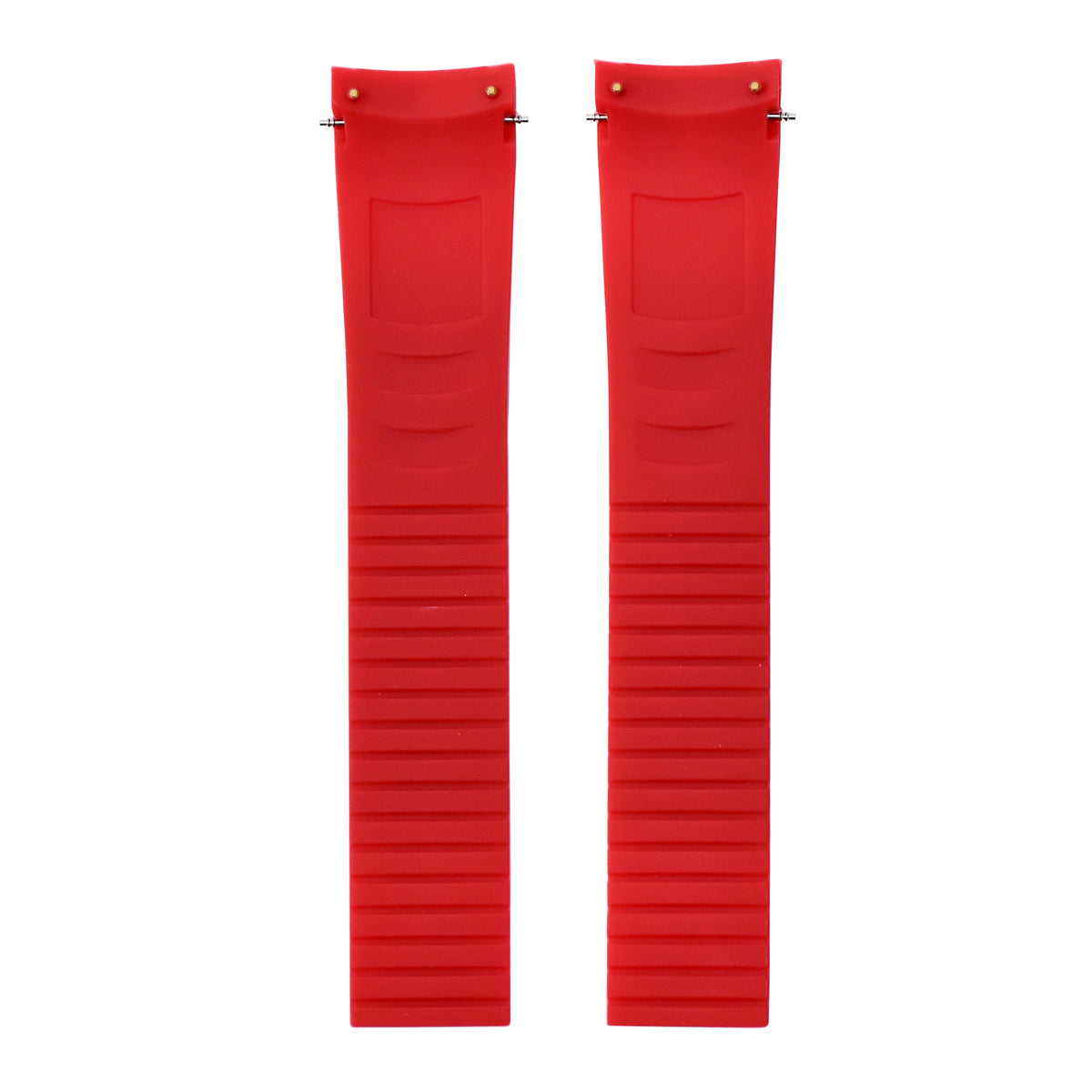 21mm Rubber Watch Band Replacement Strap Fits For Patek Philippe Aquanaut 5167A, Red, view 4