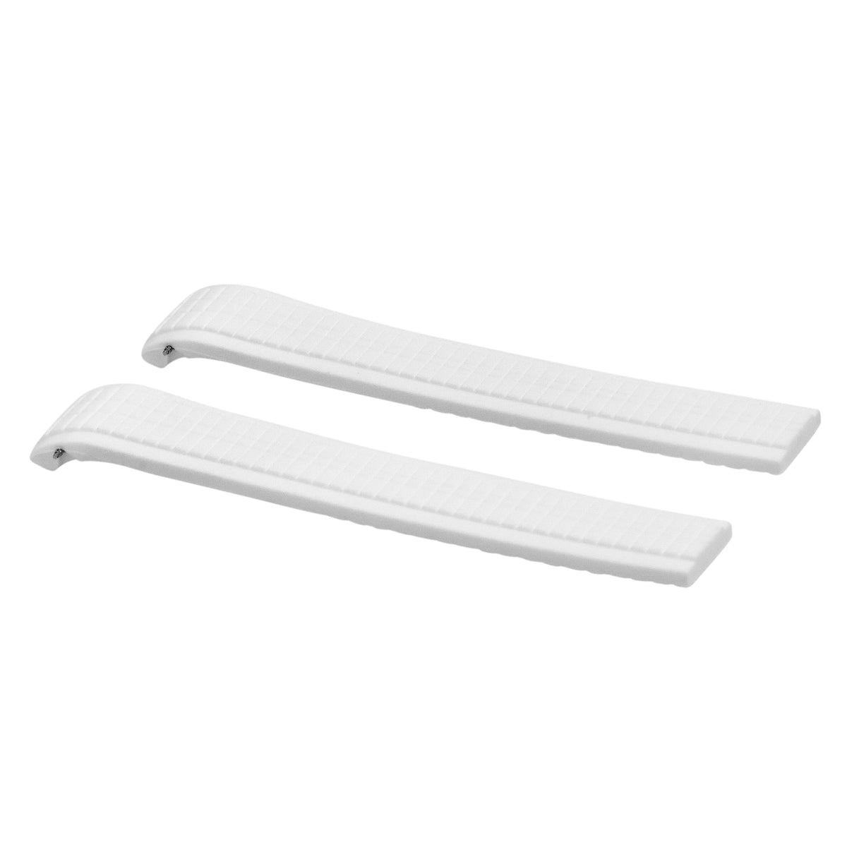 21mm Rubber Watch Band Replacement Strap Fits For Patek Philippe Aquanaut 5167A, White, view 3