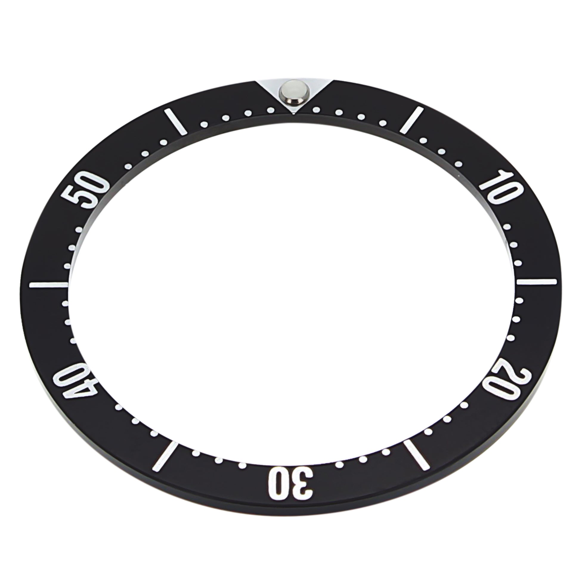 REPLACEMENT BEZEL INSERT BLACK FOR WATCH 32.90MM X 26.90MM