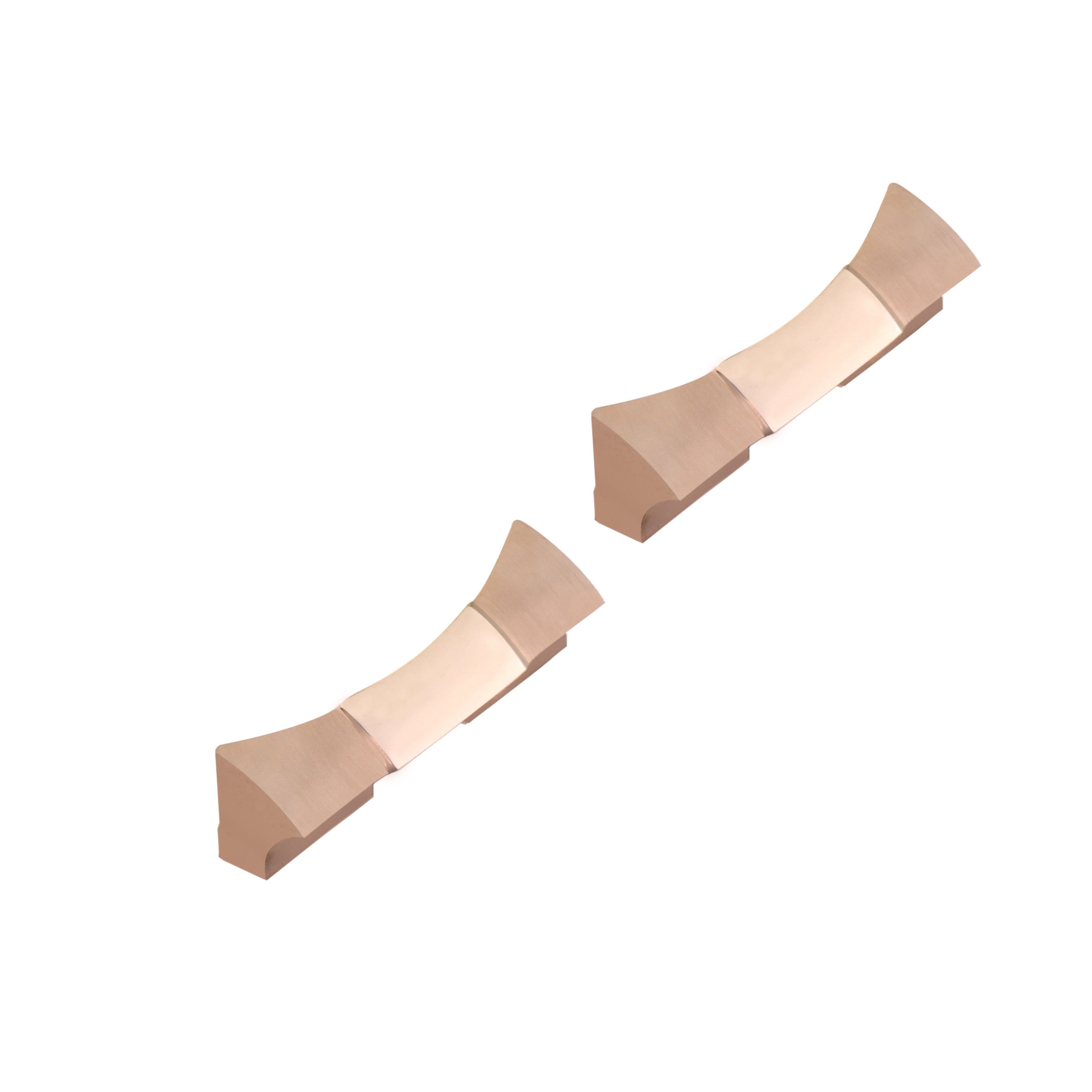 CUSTOM STRAP END LINK FOR ROLEX SPORTS WATCHES SUBMARINER, DAYTONA, GMT II ROSE