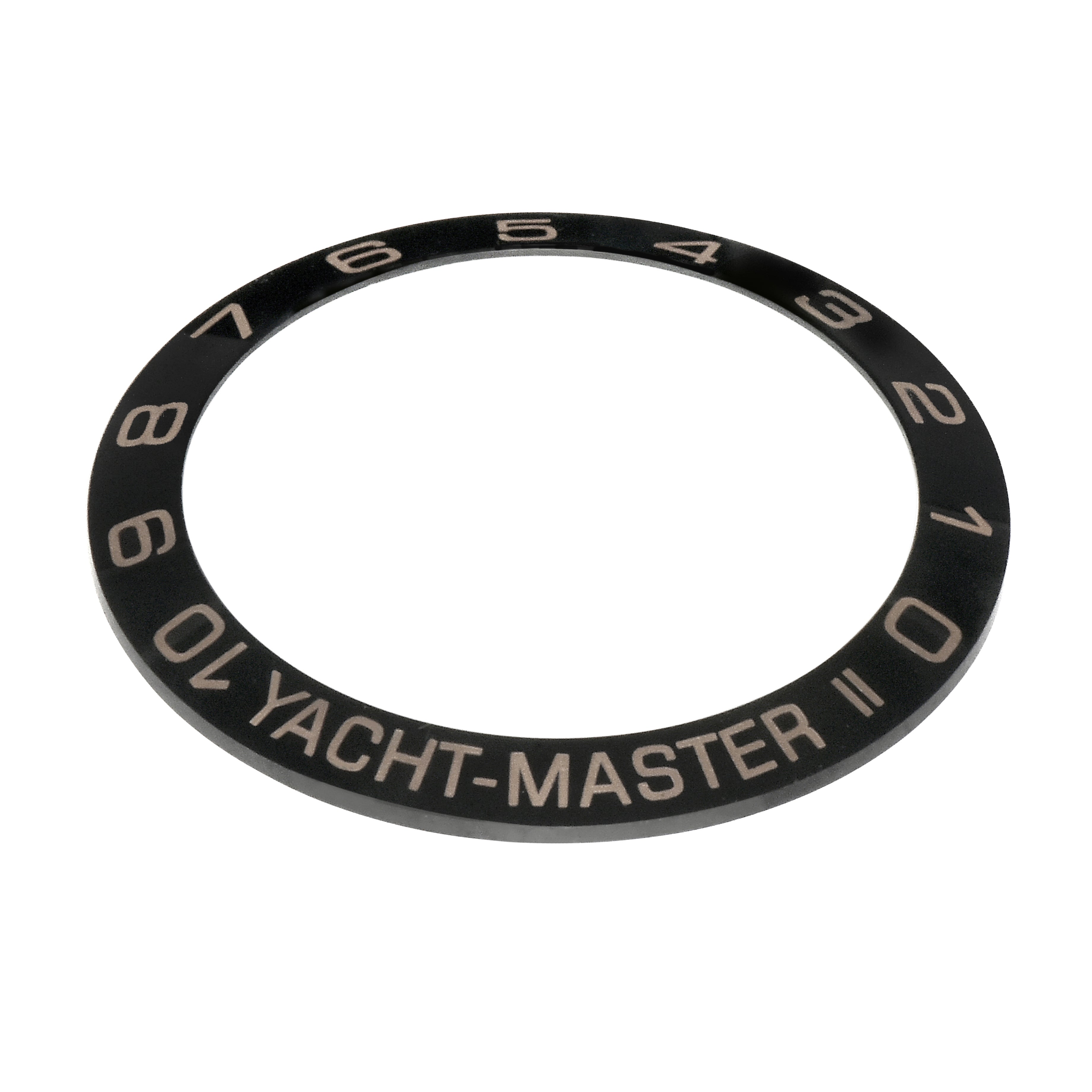 BLACK CERAMIC BEZEL INSERT FOR ROLEX YACHTMASTER 2 116680 116681, 116688, 116689