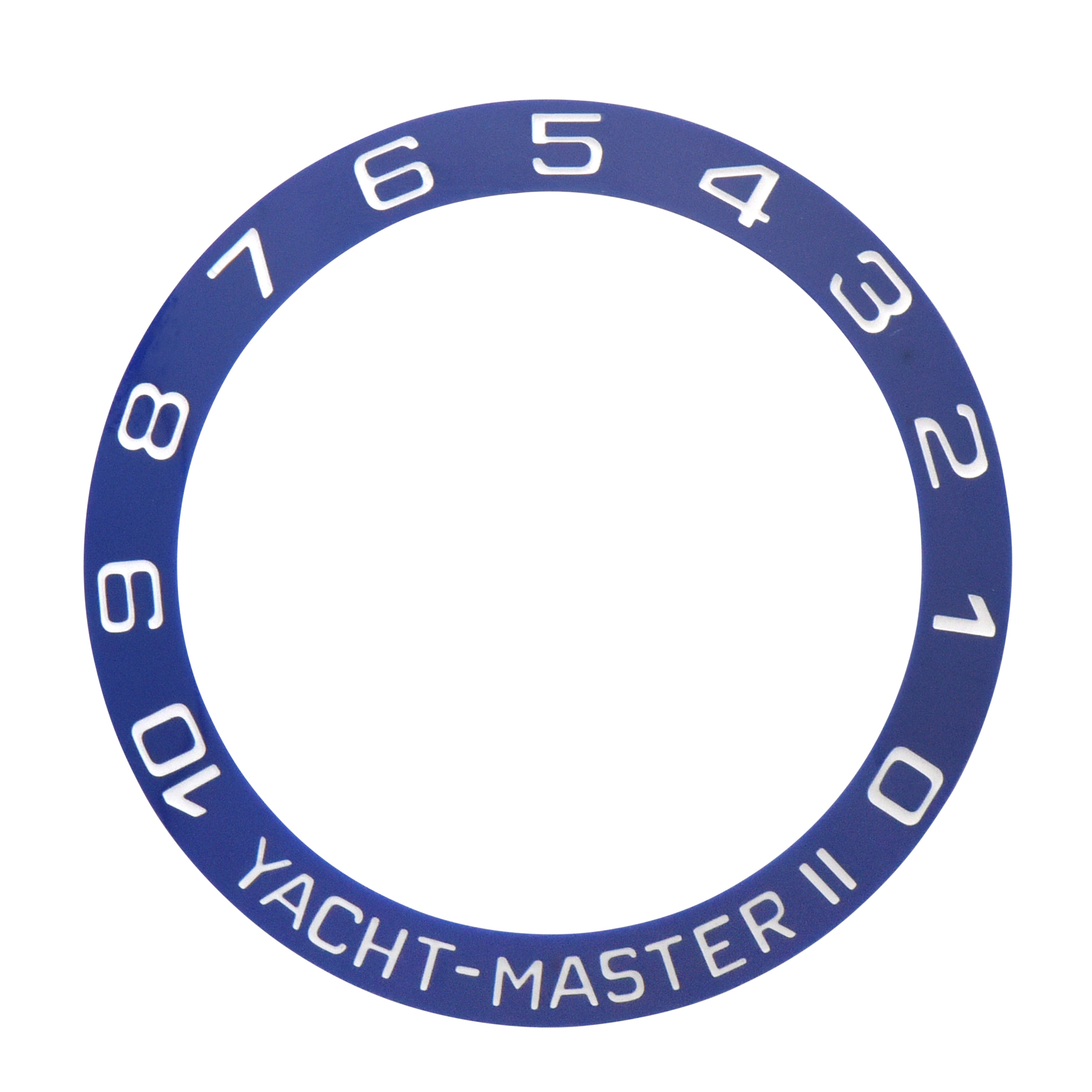 BLUE CERAMIC BEZEL INSERT FOR ROLEX YACHTMASTER 2 116680 116681, 116688, 116689