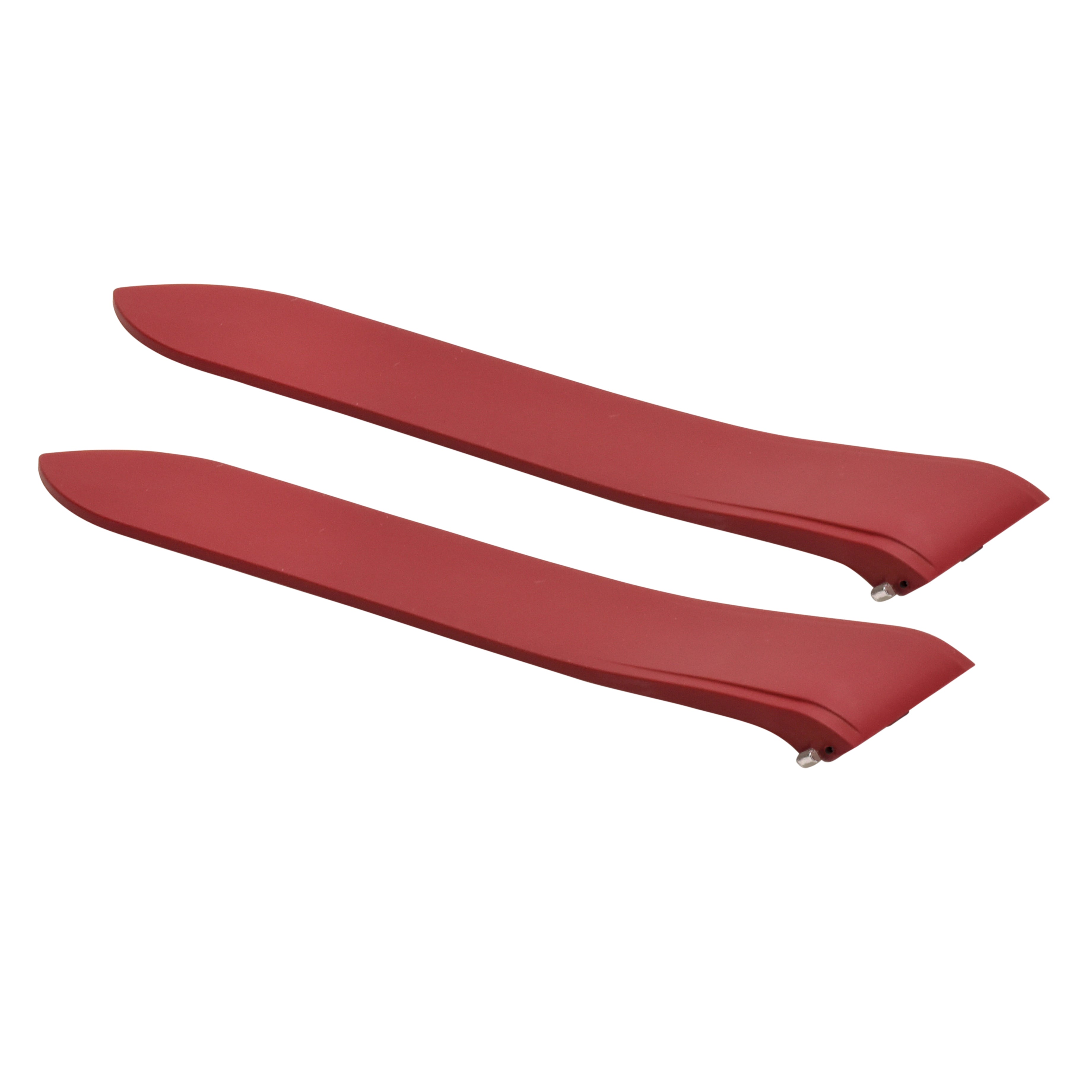 21MM SILICON RUBBER WATCH BAND STRAP FOR CARTIER SANTOS QUICK RELEASE RED