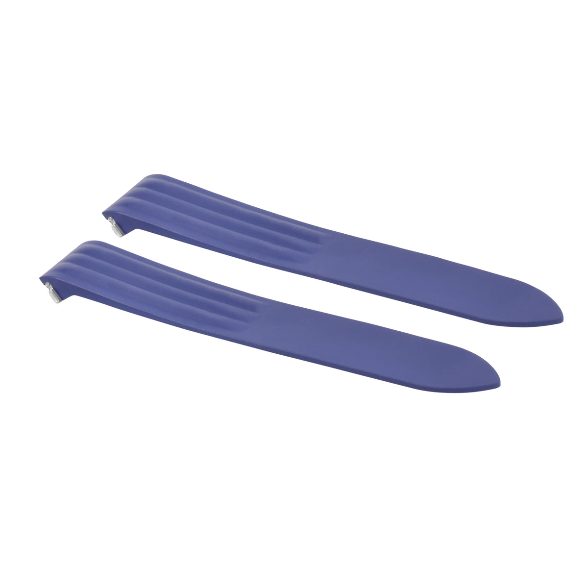 19-20MM SILICONE RUBBER WATCH BAND STRAP FOR CARTIER ROADSTER EZ QUICK RELEASE, Blue, view 3