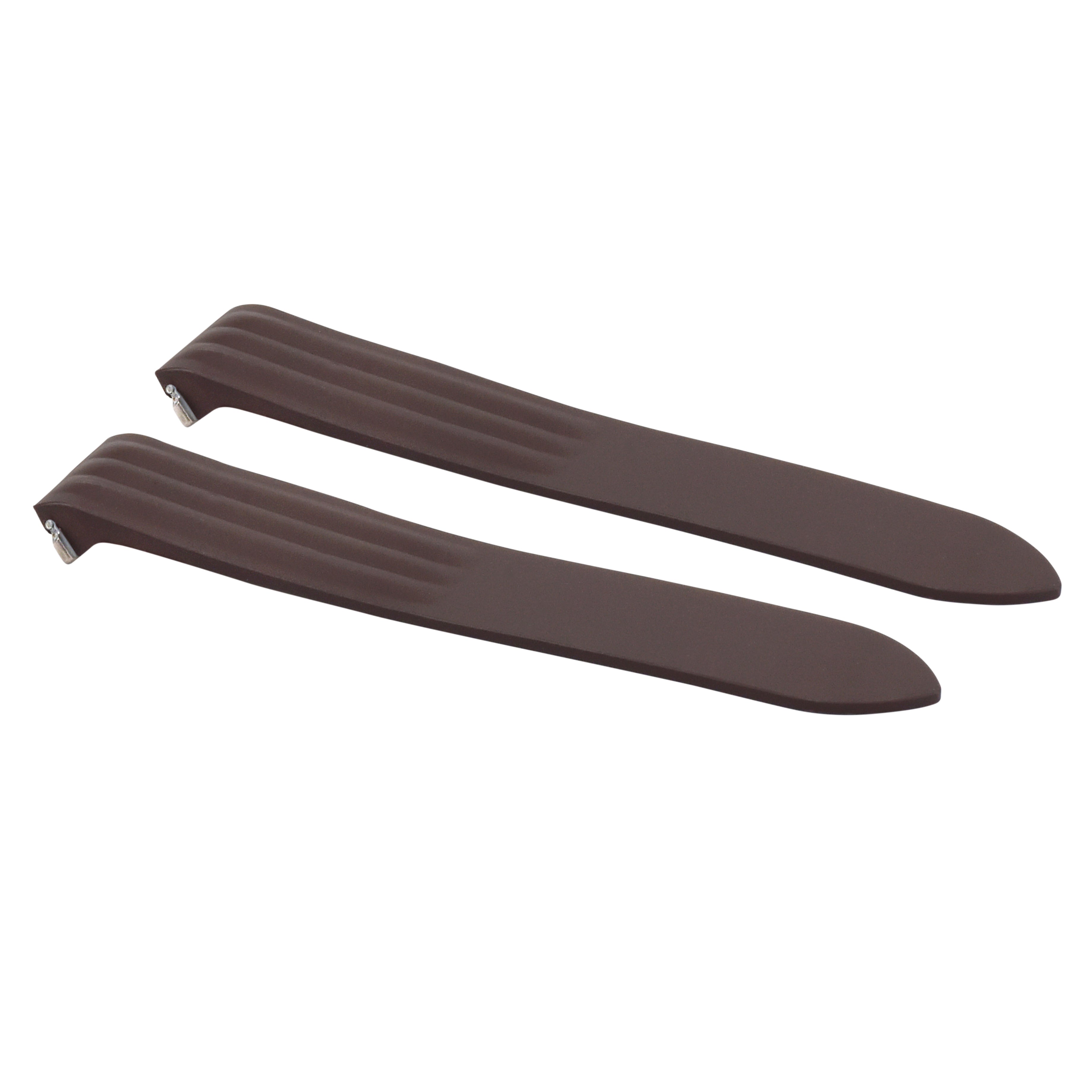 19MM SILICON RUBBER WATCH BAND STRAP FOR CARTIER ROADSTER QUICK RELEASE BROWN