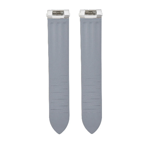 19MM SILICON RUBBER WATCH BAND STRAP FOR CARTIER ROADSTER QUICK RELEASE GREY