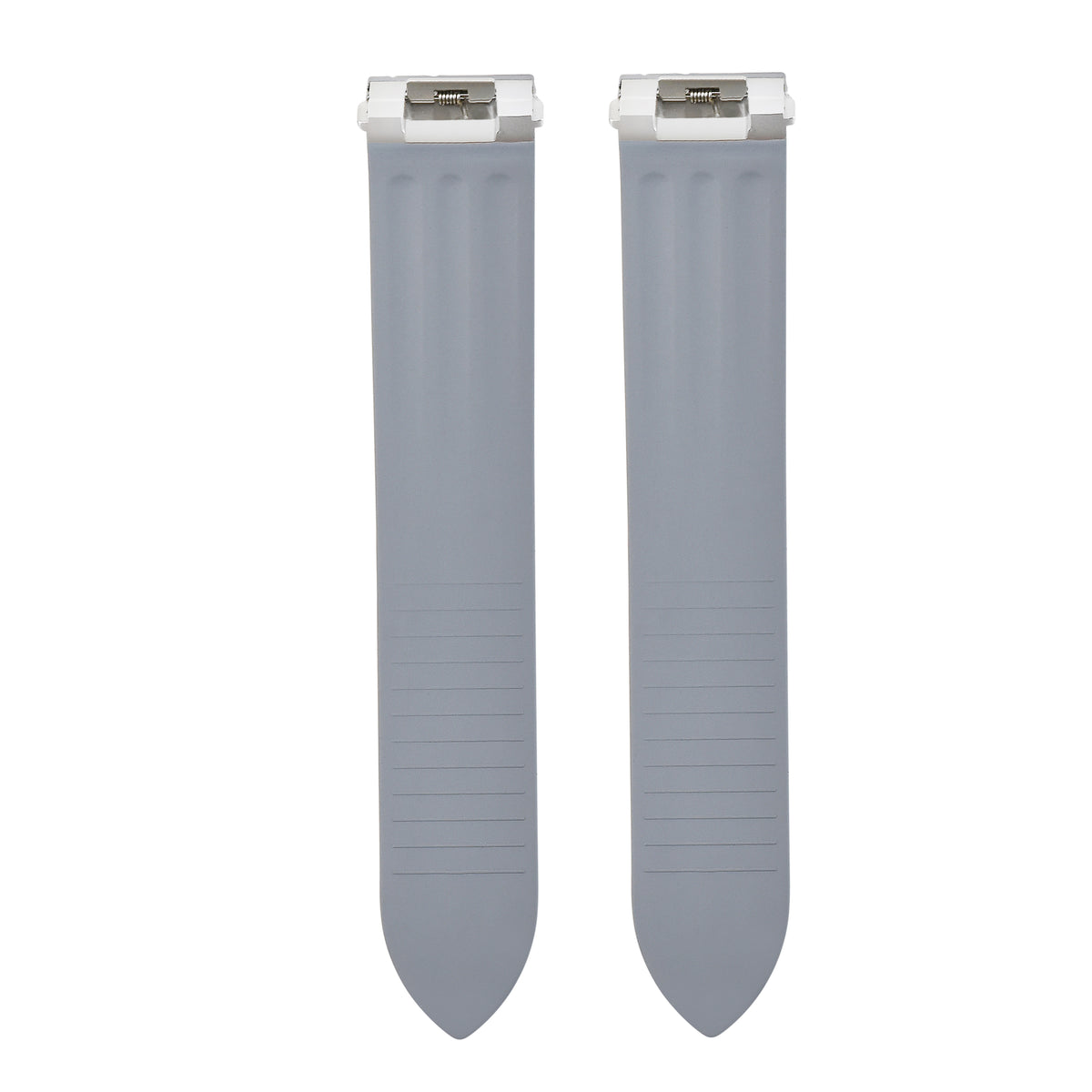 19-20MM SILICONE RUBBER WATCH BAND STRAP FOR CARTIER ROADSTER EZ QUICK RELEASE, Grey, view 4
